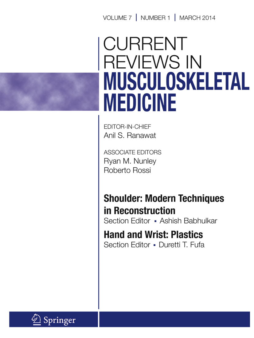 Iliotibial band friction syndrome  Current Reviews in Musculoskeletal  Medicine