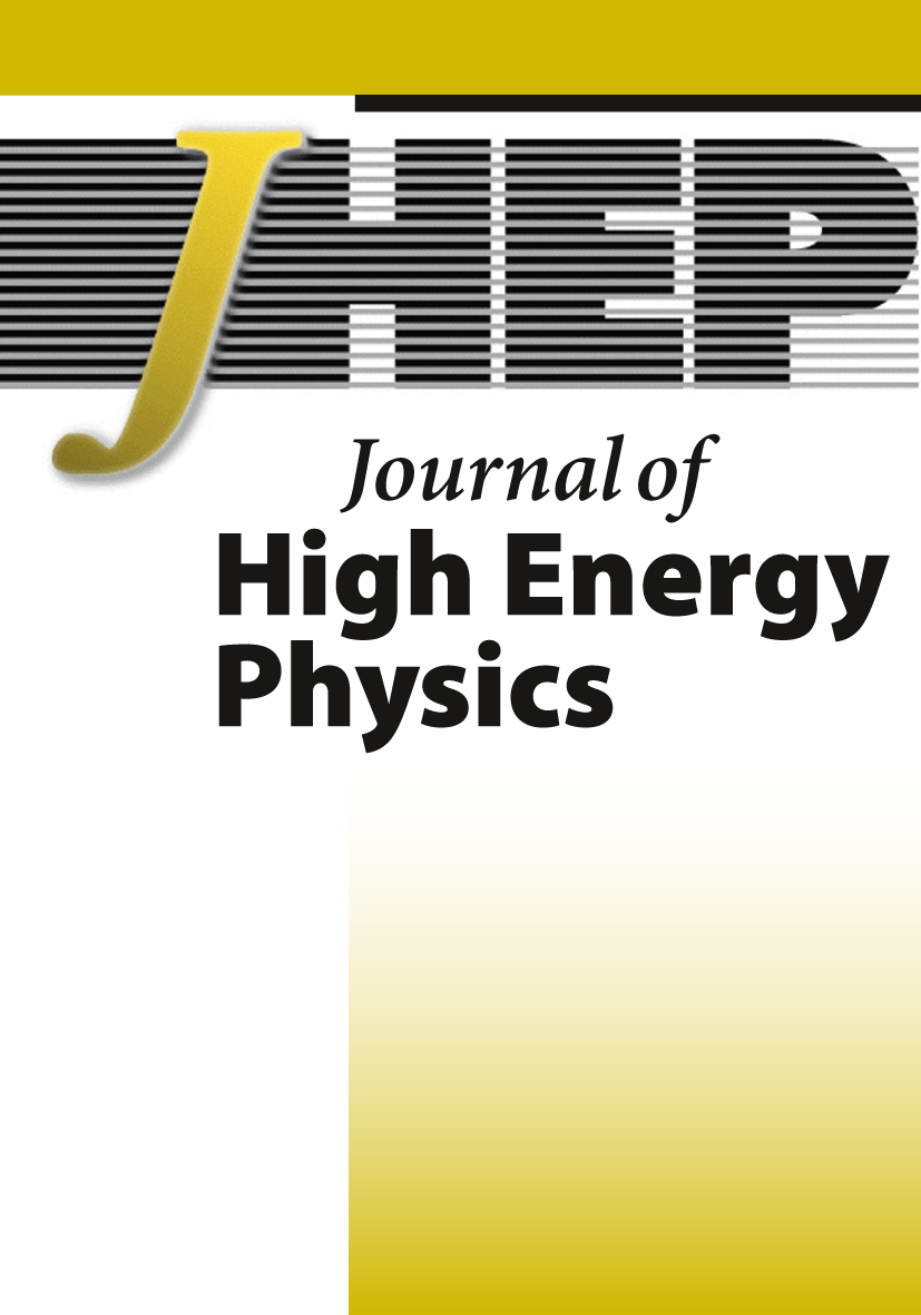 Home  Journal of High Energy Physics