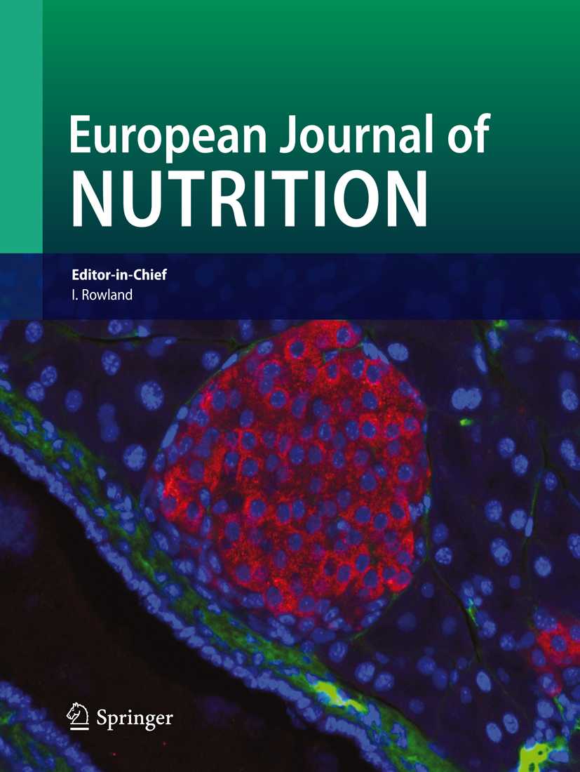 Home European Journal Of Nutrition