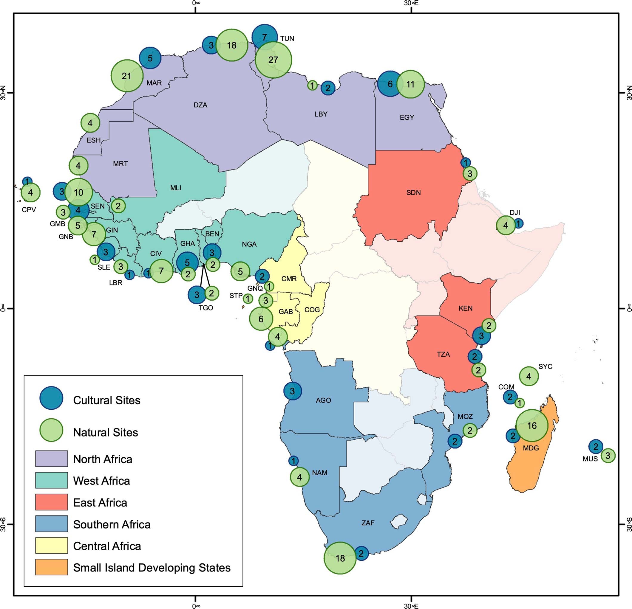 Extended Data Fig. 1: Coastal AHS per country.