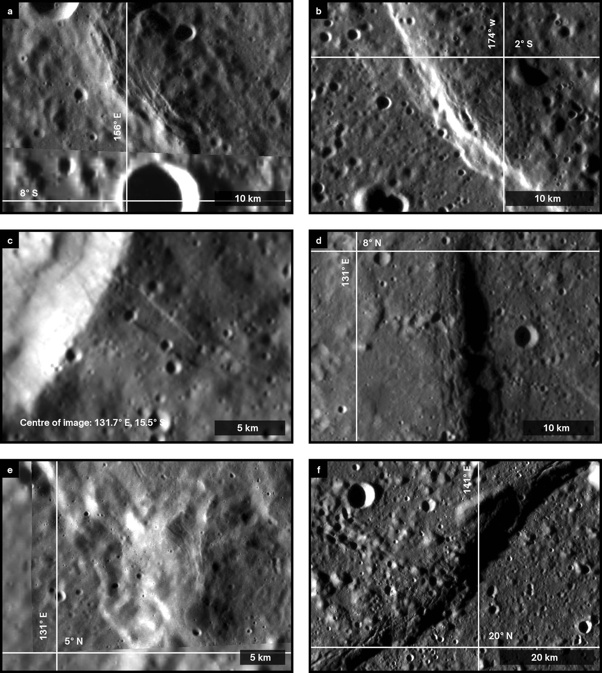 Extended Data Fig. 1: Examples of grabens 1.