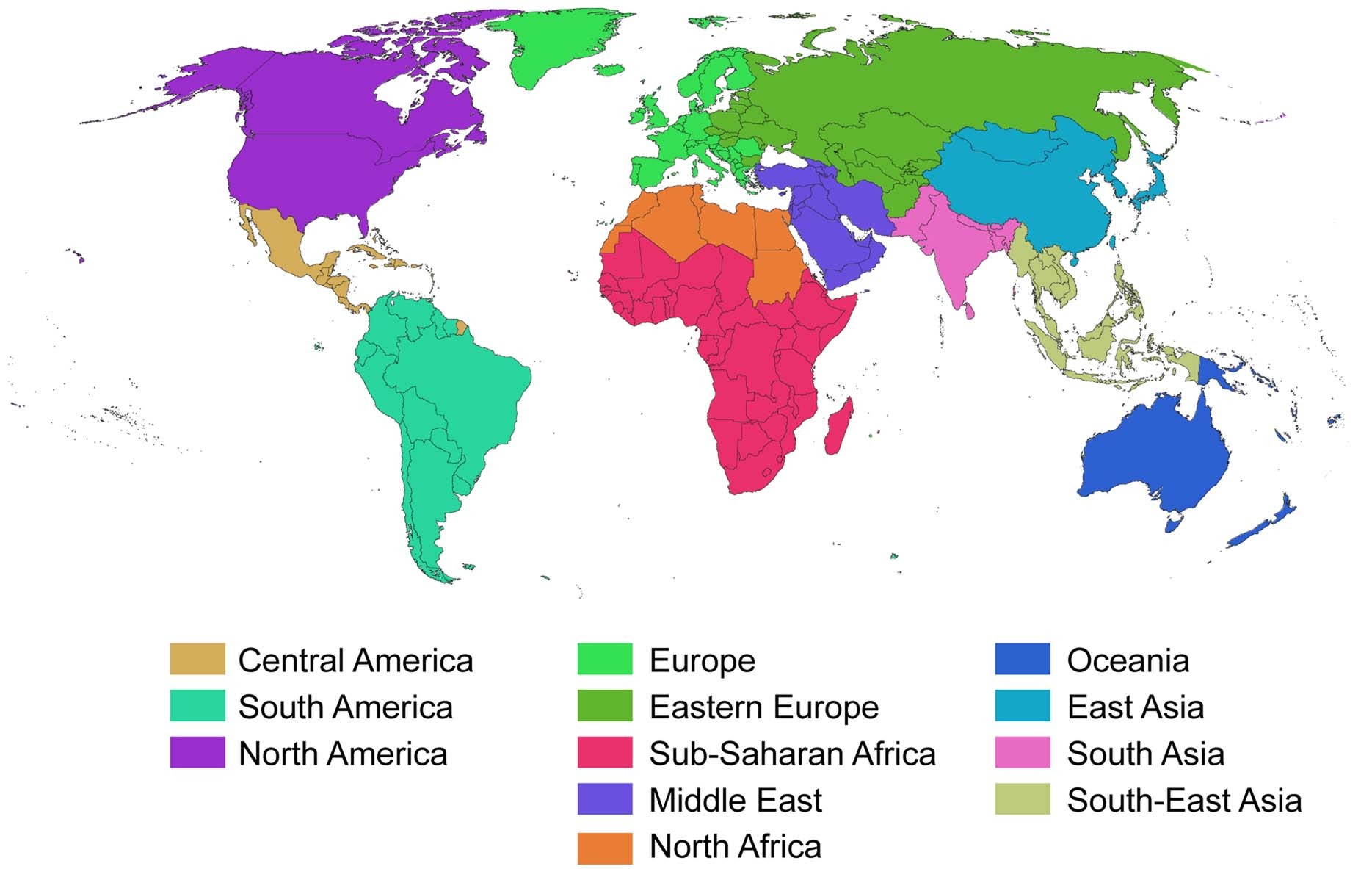 Extended Data Fig. 4: Regional division.