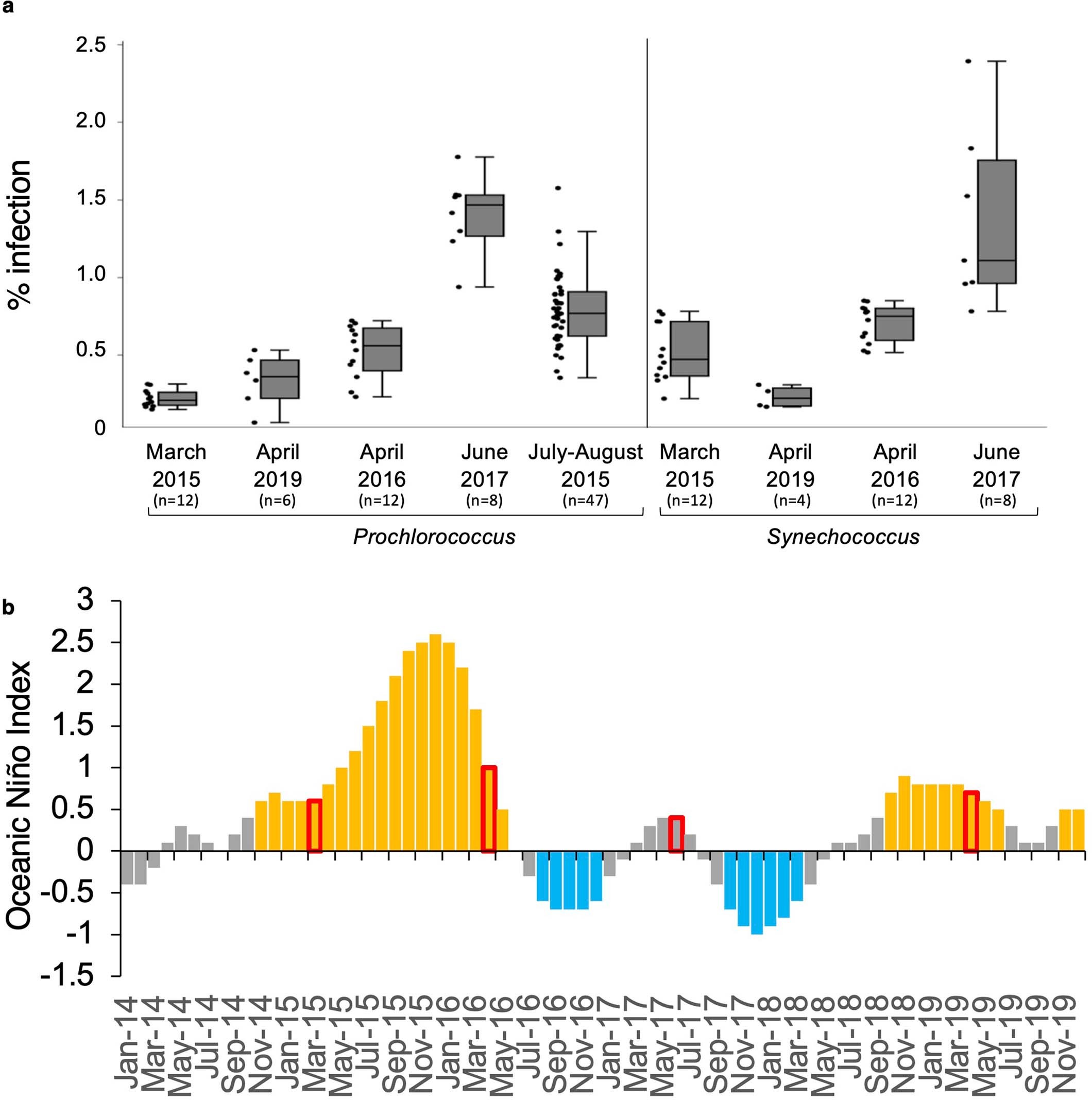 Extended Data Fig. 9: Seasonal and interannual infection dynamics.