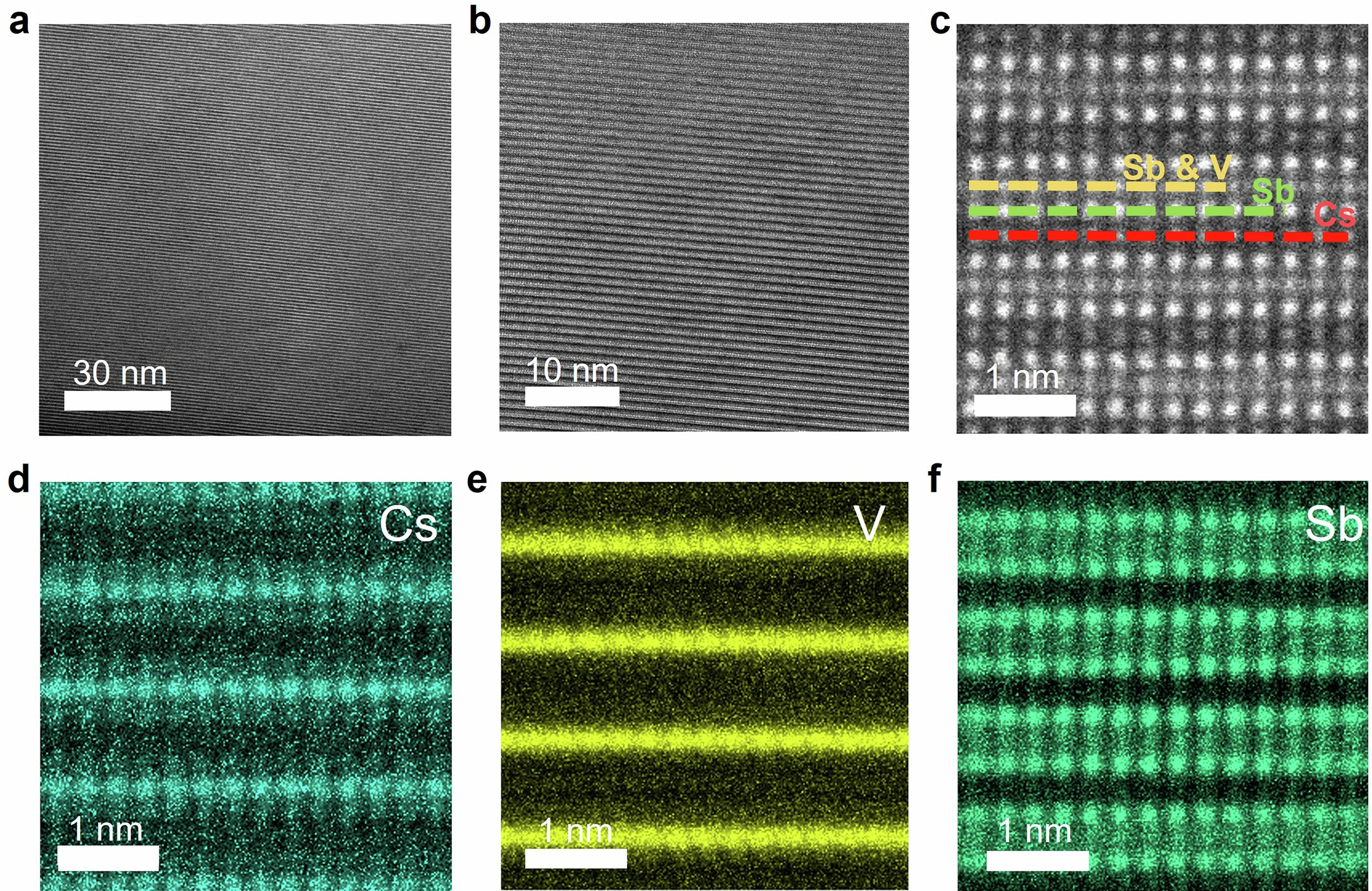 Extended Data Fig. 1: The scanning transmission electron microscopy (STEM) images of Device 2.