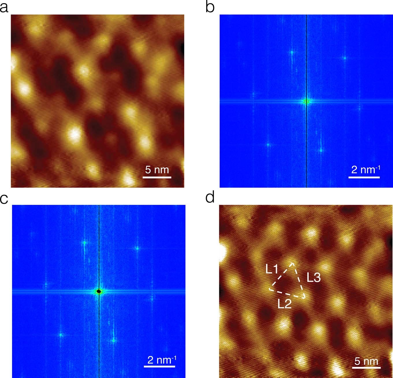Extended Data Fig. 2: Filtering of the topography.