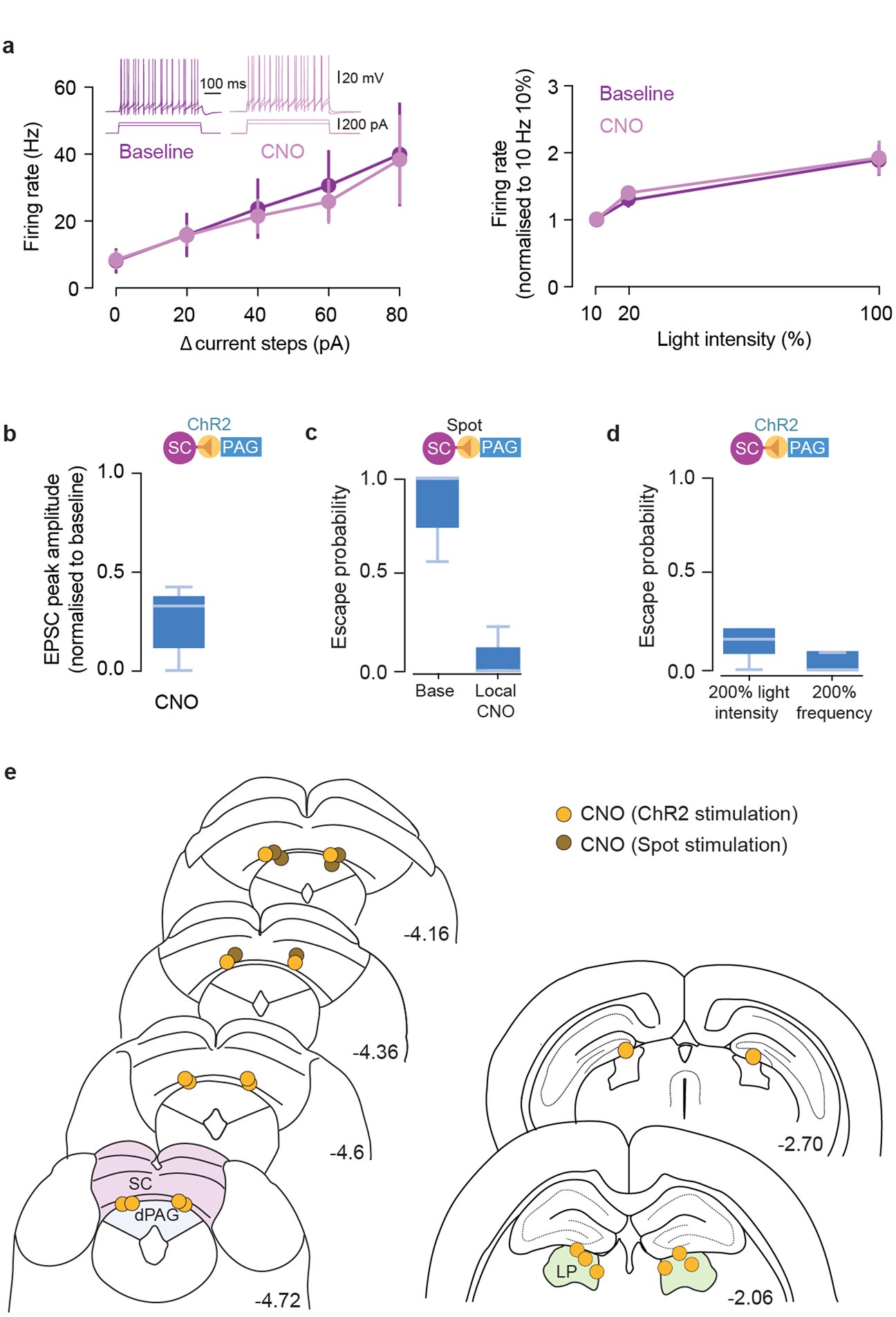 Extended Data Fig. 10: Controls and cannulae placements for chemogenetic inactivation experiments.