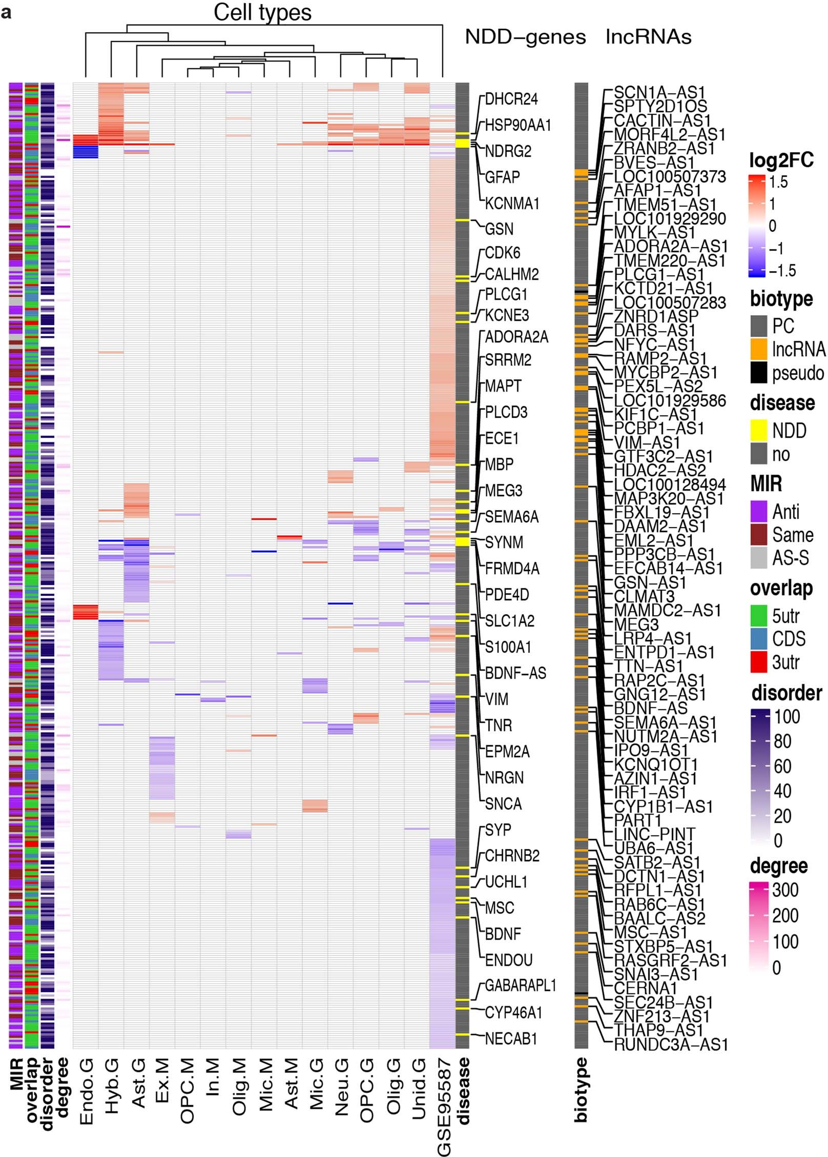 Extended Data Fig. 10: 446 genes targeted by MIR-NATs contribute to the transcriptional signature of Alzheimer’s disease.