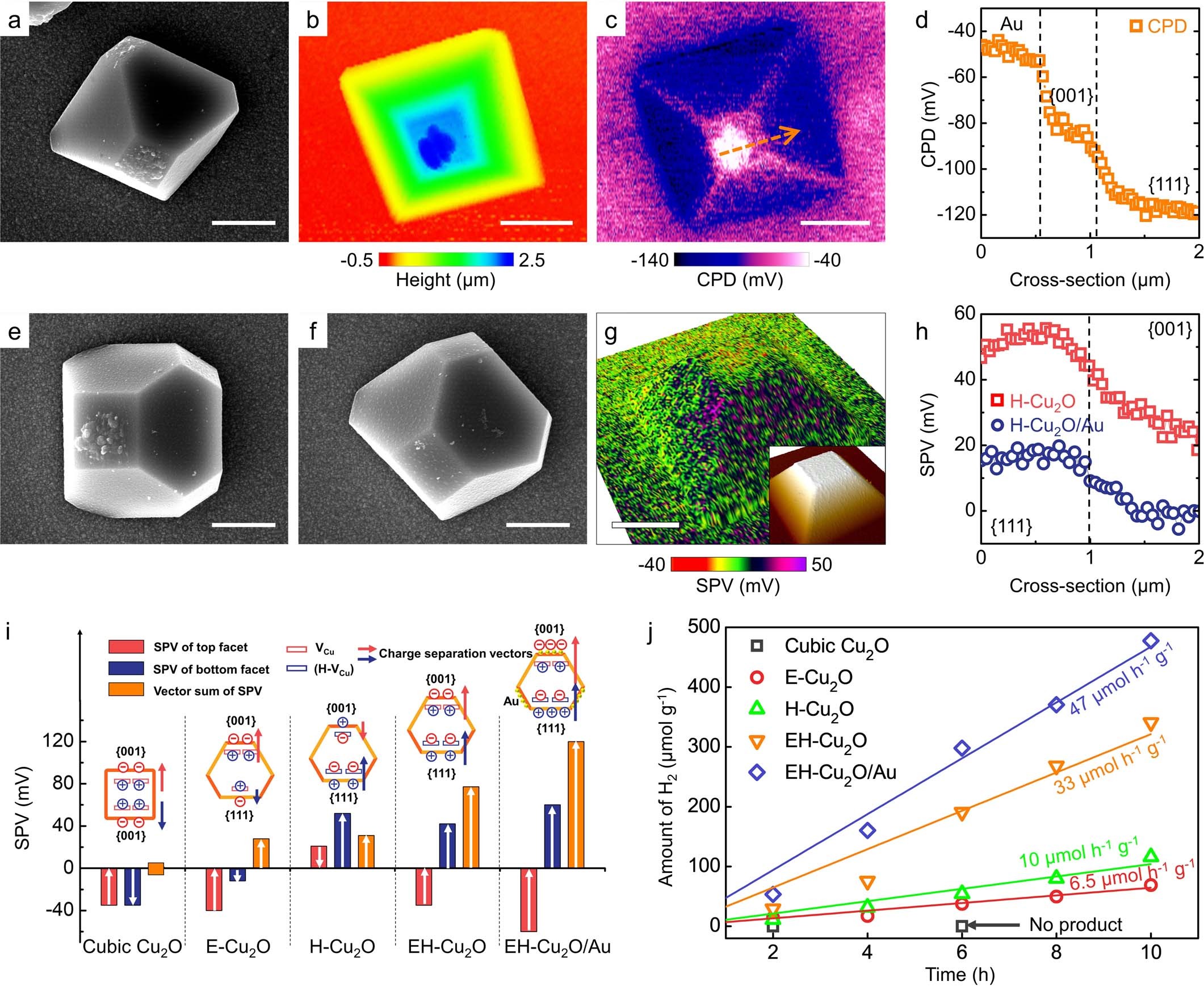 Extended Data Fig. 10: Cocatalyst deposition and photocatalytic performance.