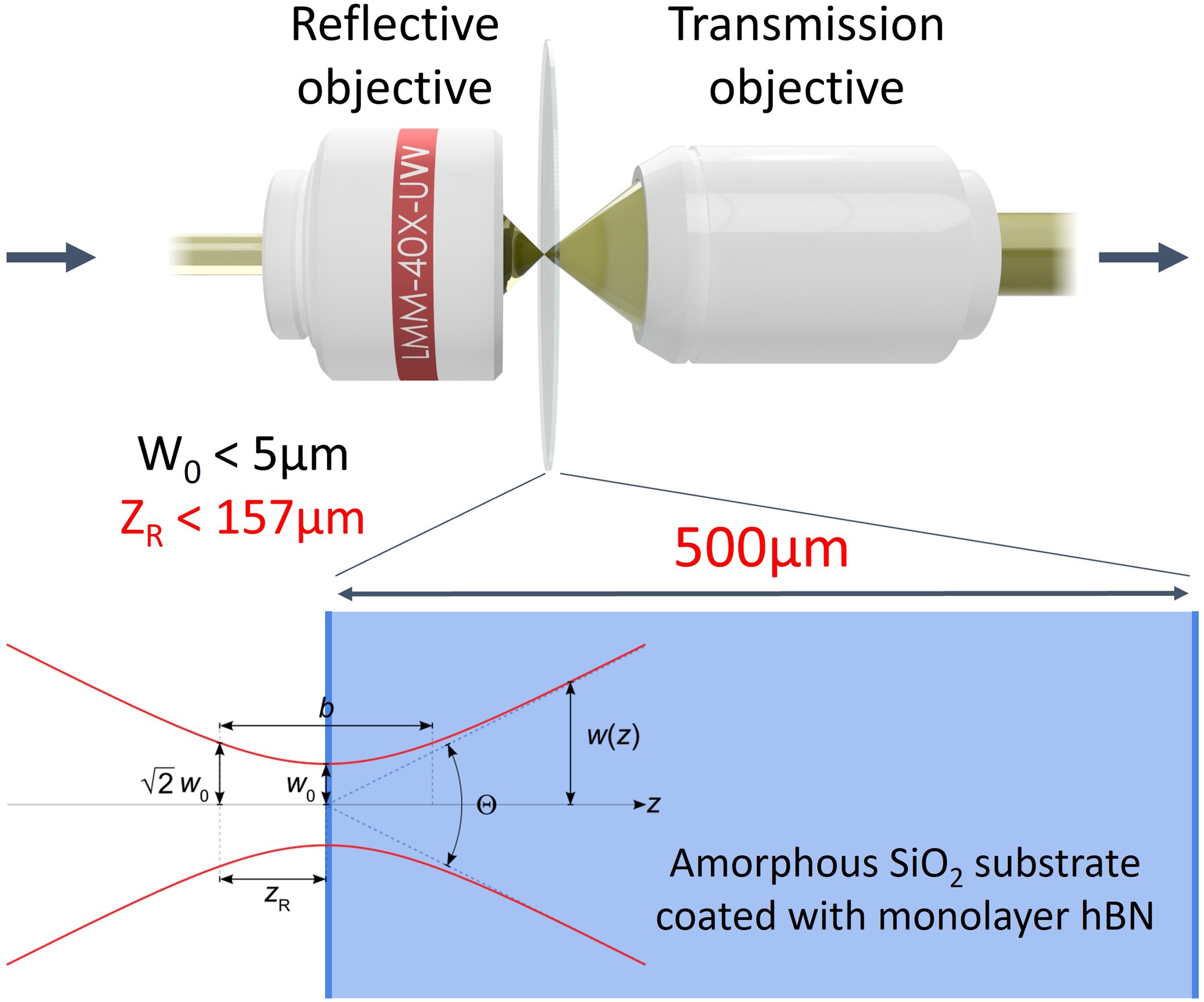 Extended Data Fig. 9: Schematic representation of the microscope arrangement.