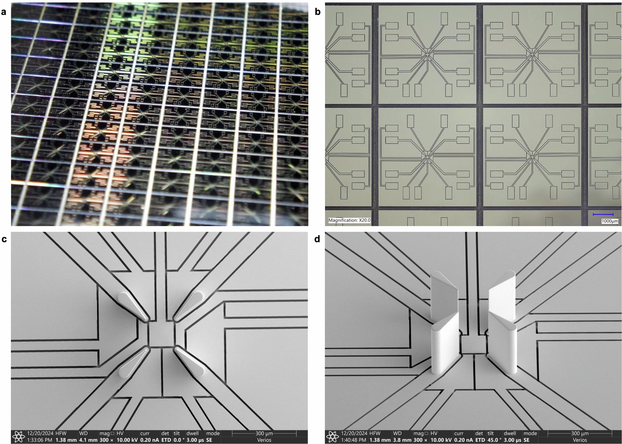Extended Data Fig. 8: 3D-printed RF electrodes on microfabricated substrates.