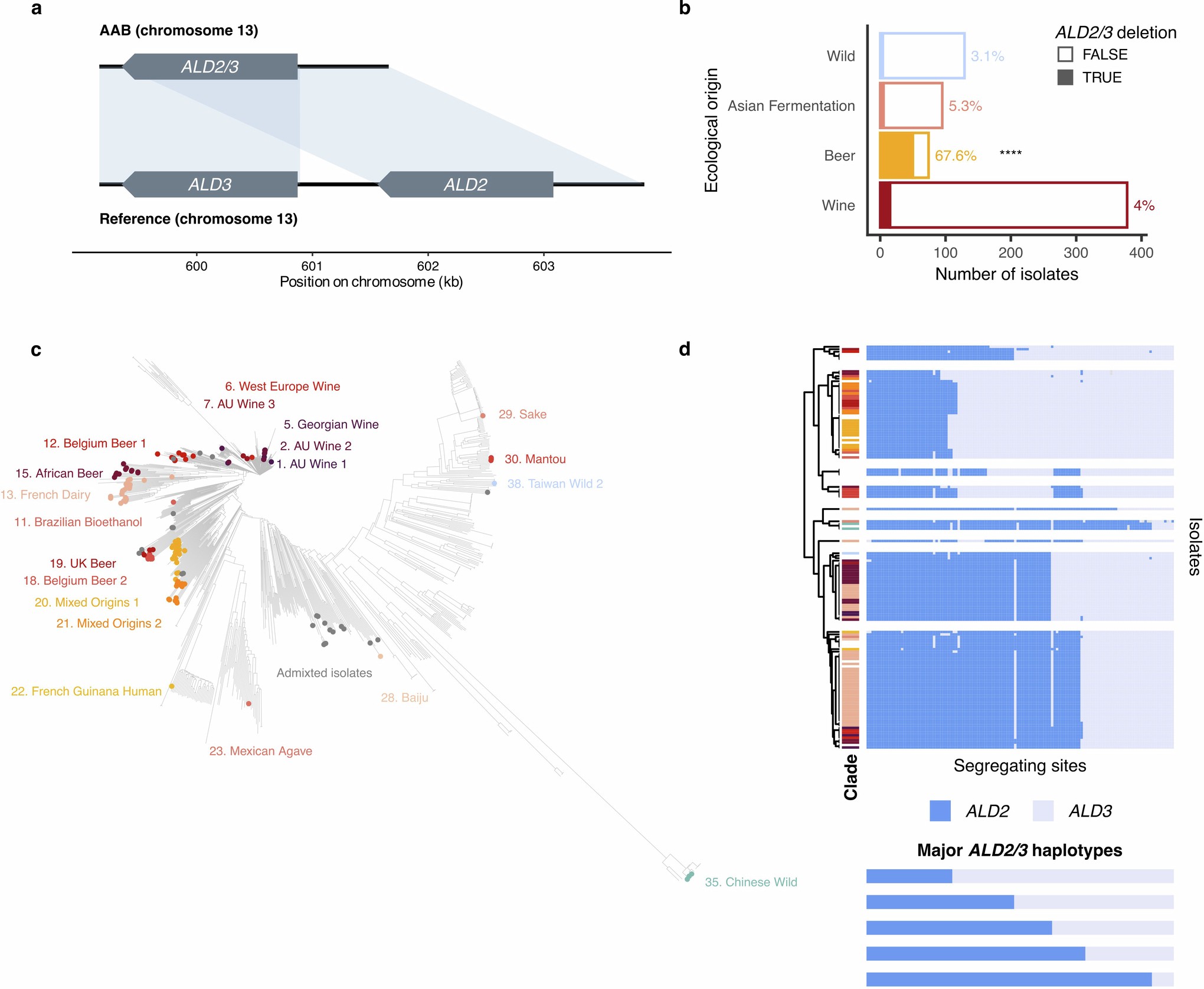 Extended Data Fig. 8: Deletion at the ALD2/ALD3 locus.
