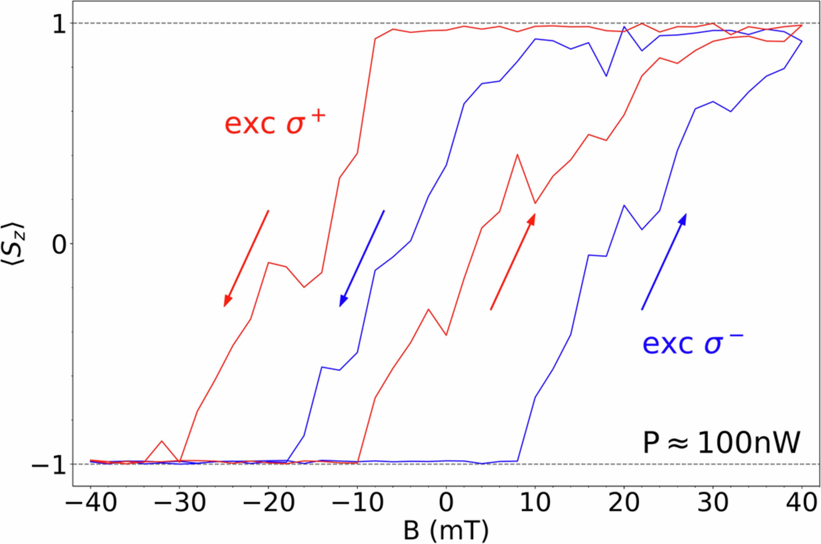 Extended Data Fig. 10: Optical spin orientation using broadband excitation for device B.