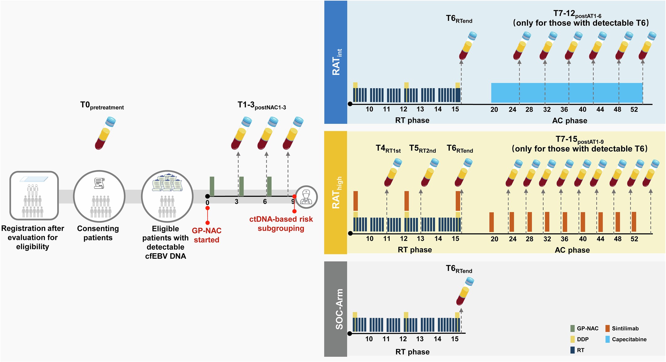 Extended Data Fig. 1: Blood sample collection for ctDNA assessment.