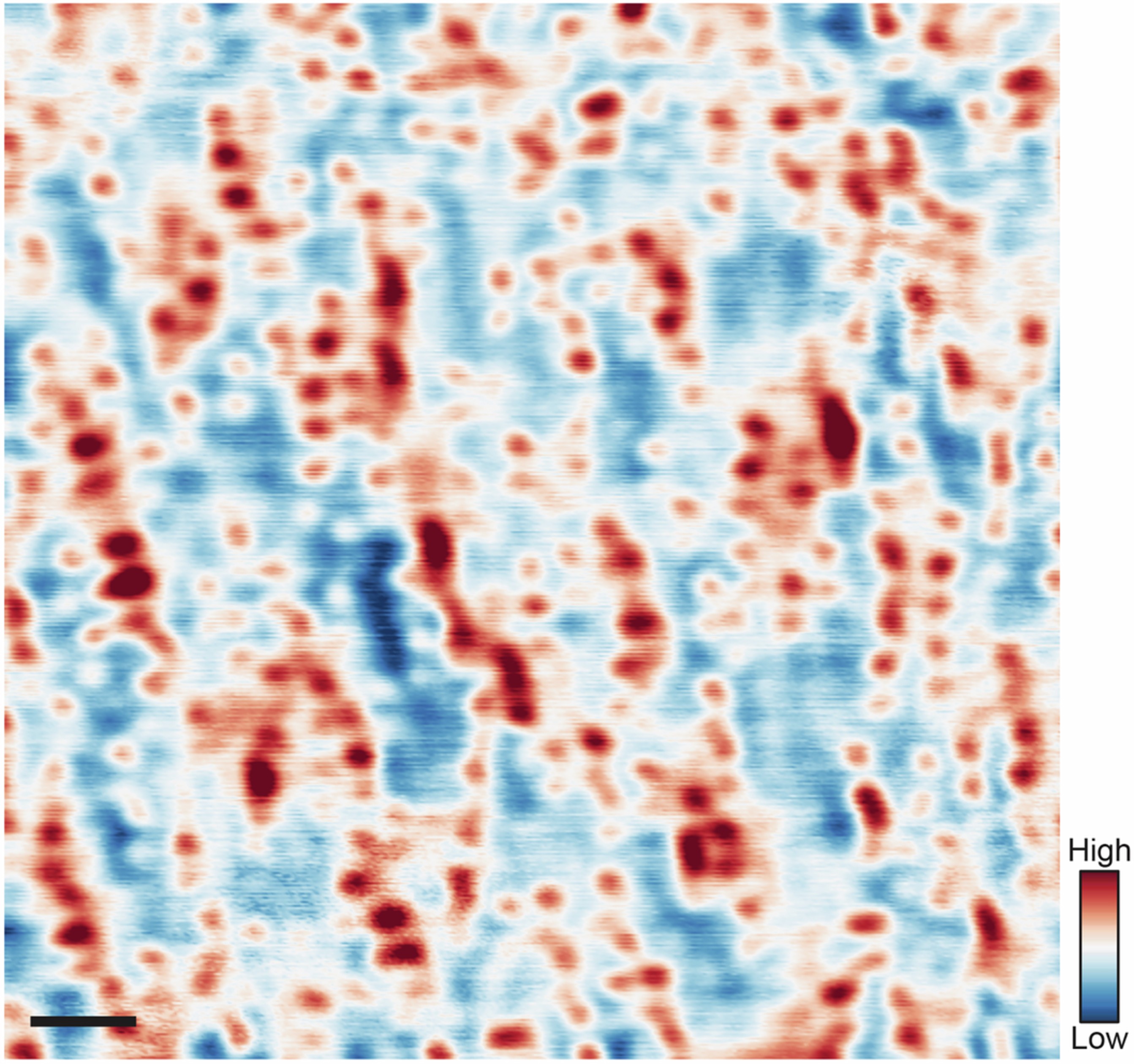 Extended Data Fig. 3: Distribution of interstitial Fe atoms on the as-grown 40-UC FeTe film.