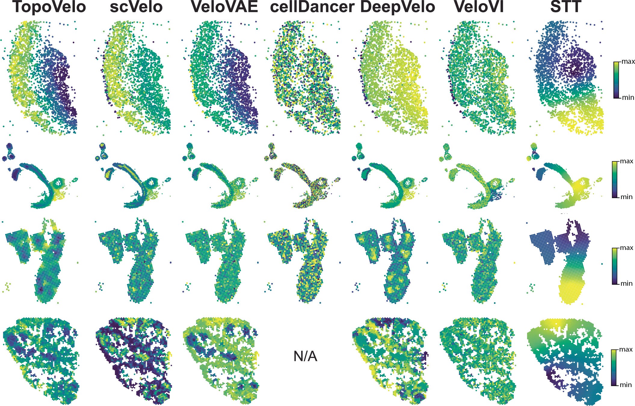 Extended Data Fig. 3: Comparison of inferred cell time.