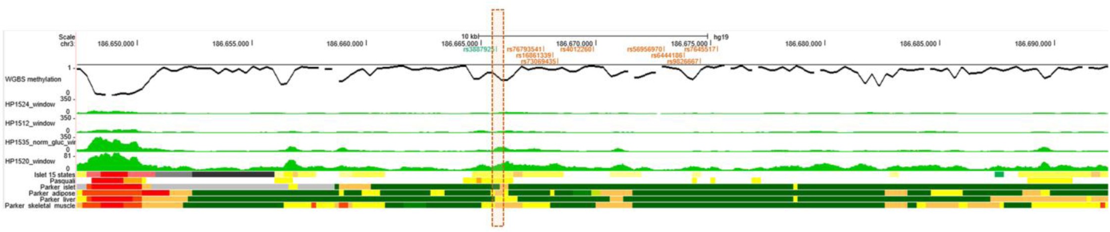 Supplementary Figure 6: Epigenome landscape of the ST6GAL1 locus.