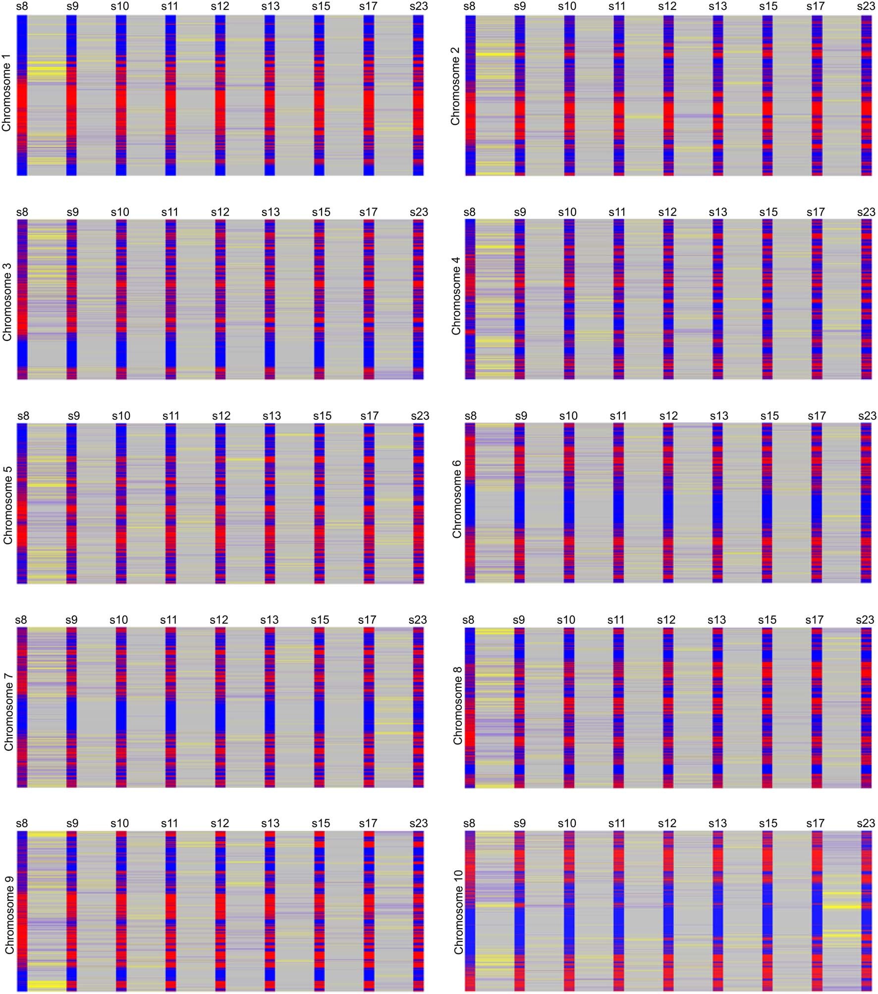 Extended Data Fig. 9: Chromatin switches between compartments A and B.