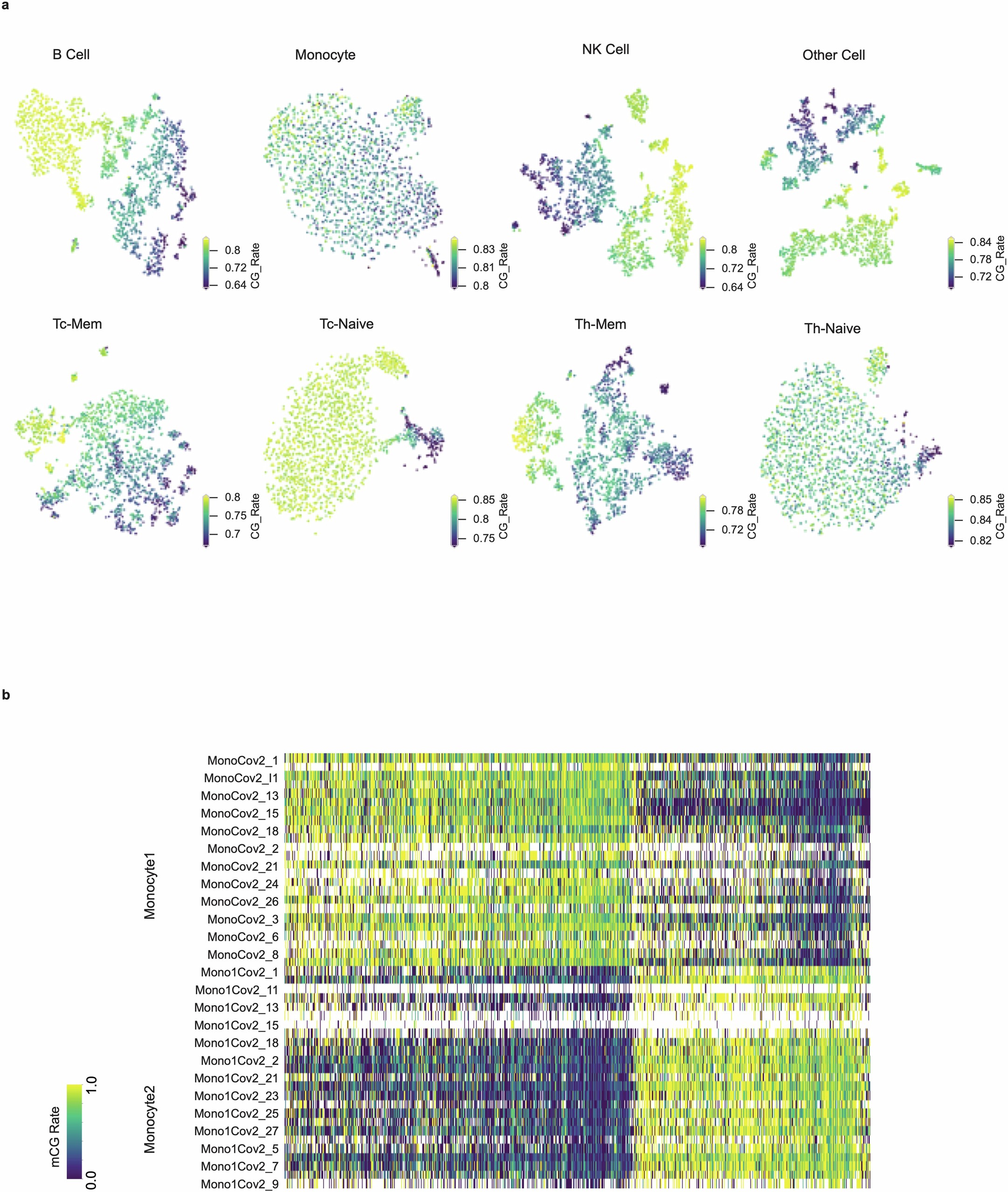 Extended Data Fig. 4: Within-cell-type methylation difference between sub-clusters.