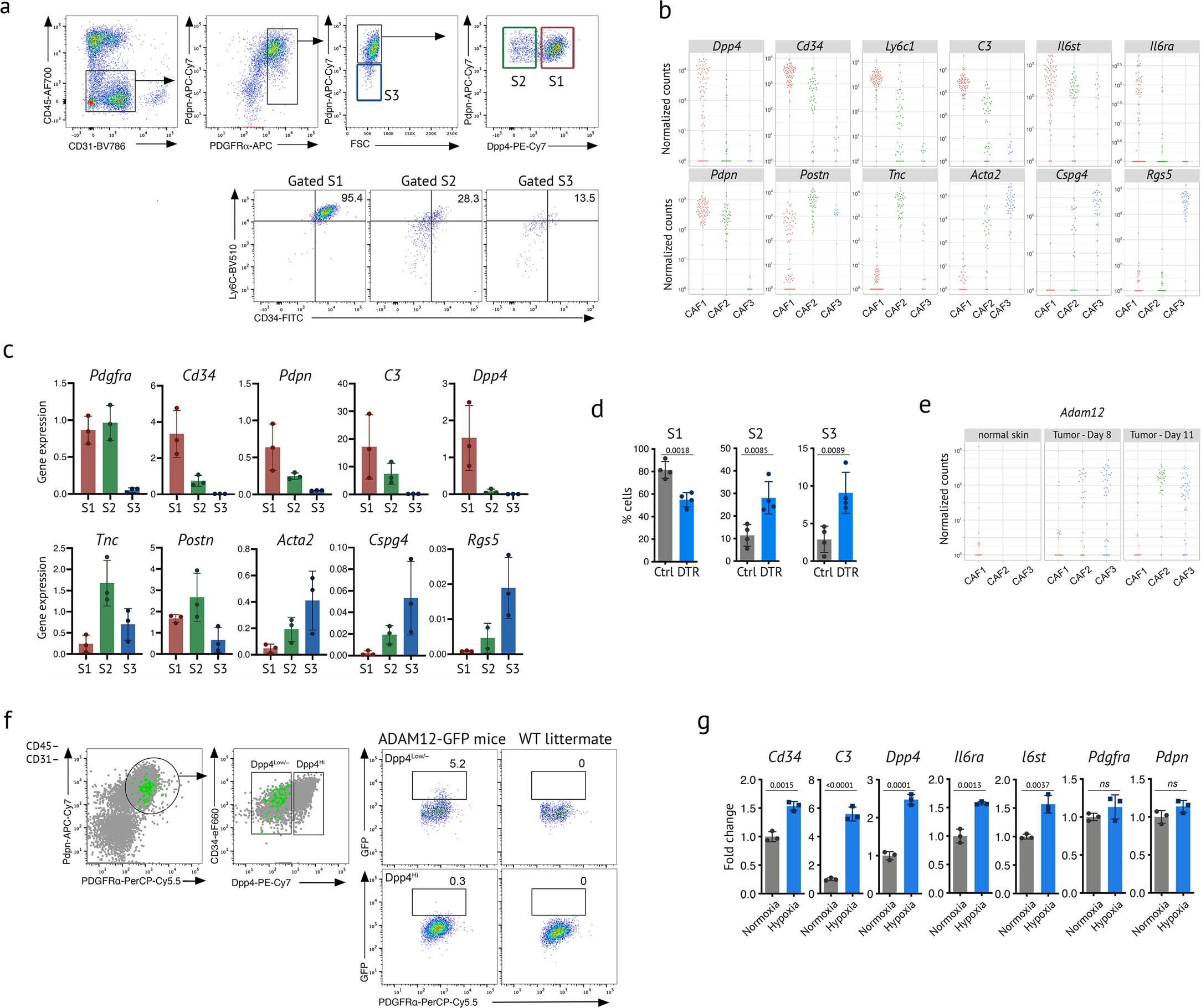 Extended Data Fig. 3: Stromal remodeling of the TME.