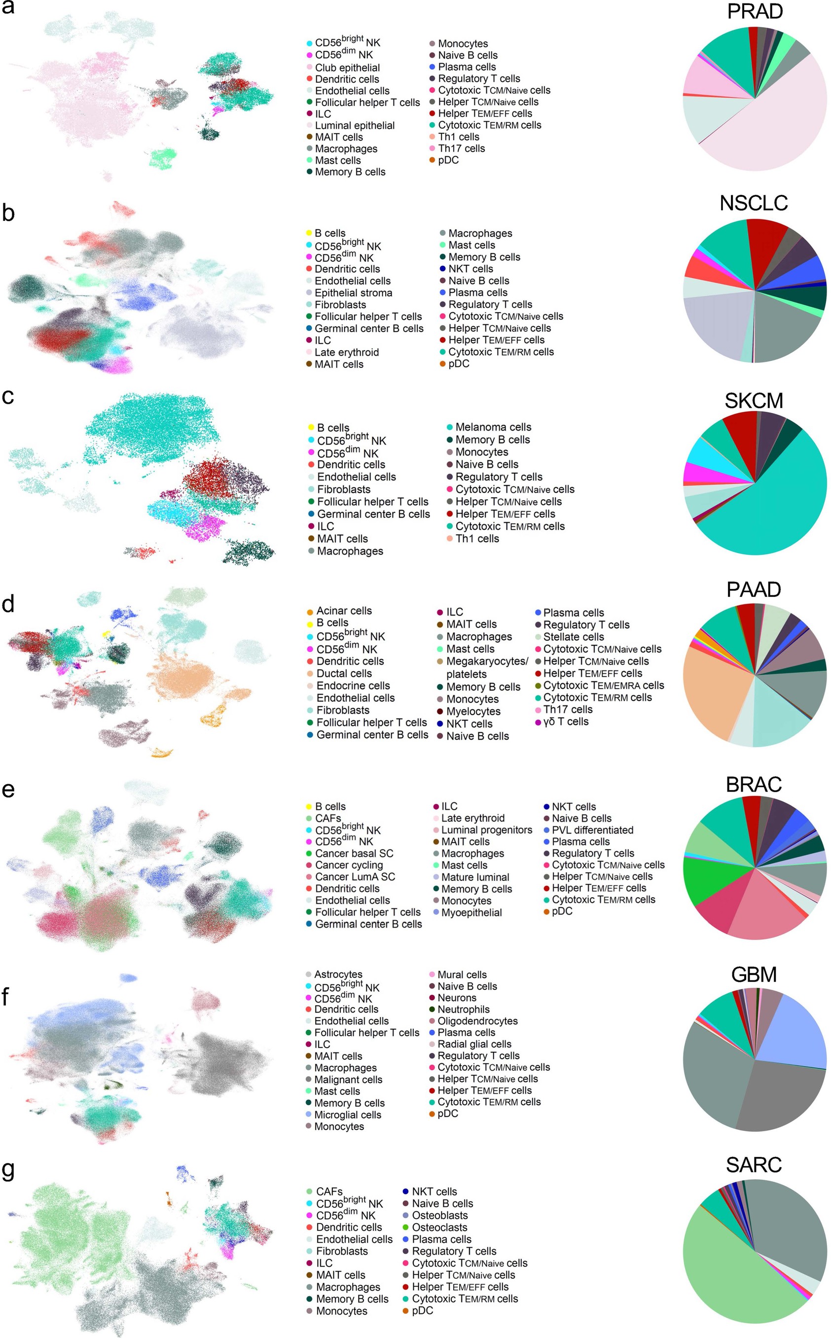 Extended Data Fig. 4: Solid tumor dataset annotation using CellTypist.