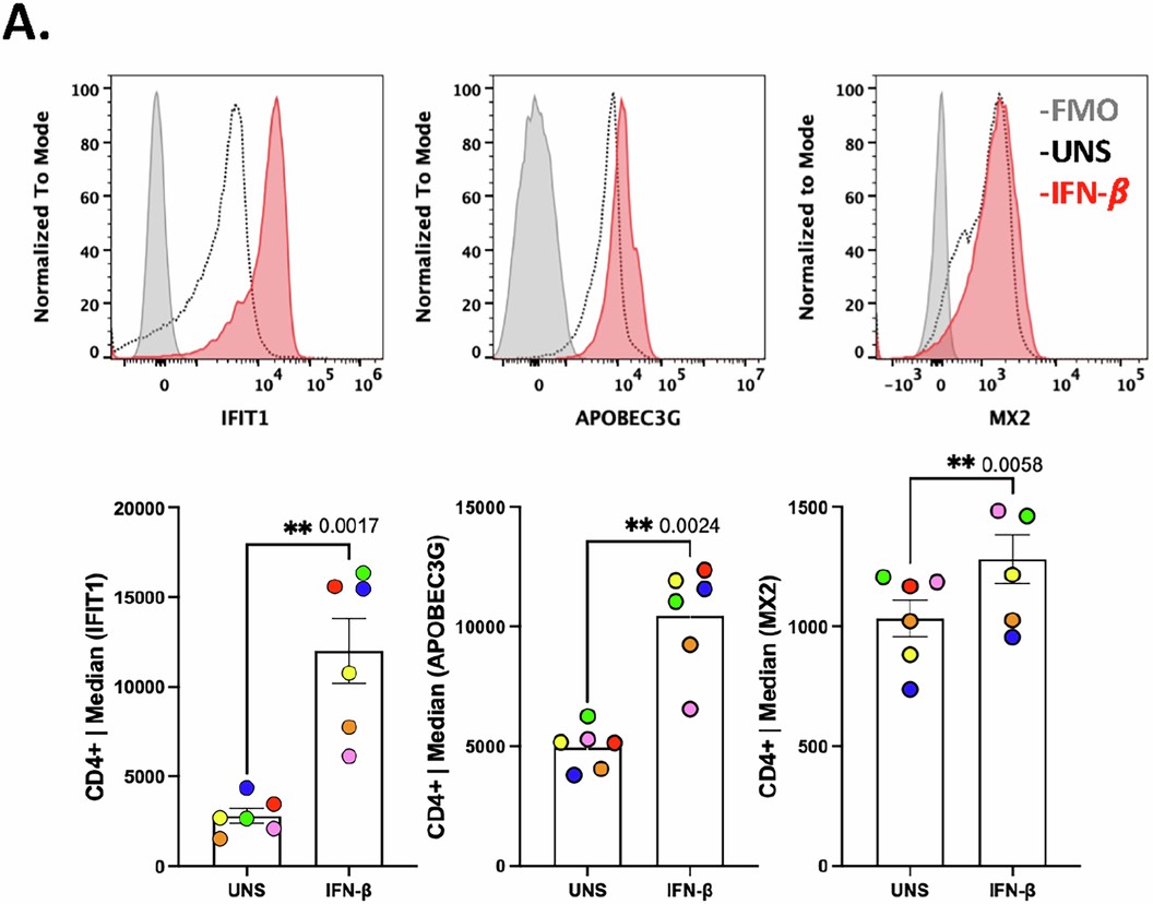 Extended Data Fig. 3: Interplay between IFN and TGF-β in the modulation of antivirals.