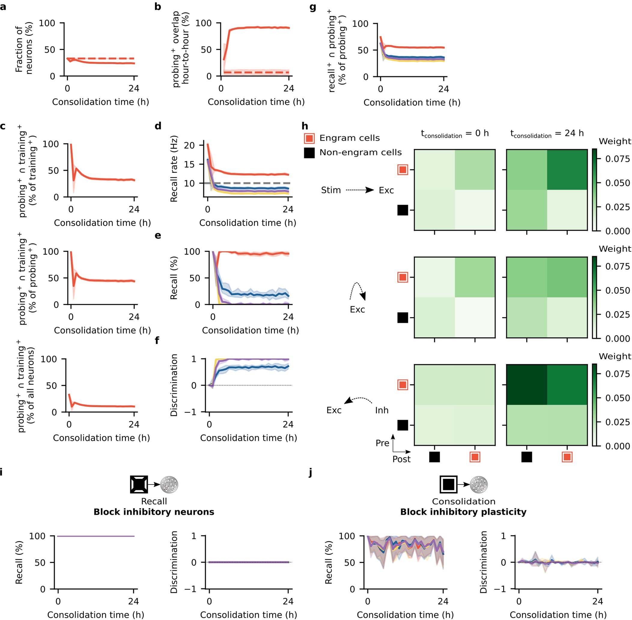 Extended Data Fig. 7: Alternative form of inhibitory synaptic plasticity supports dynamic and selective engrams.