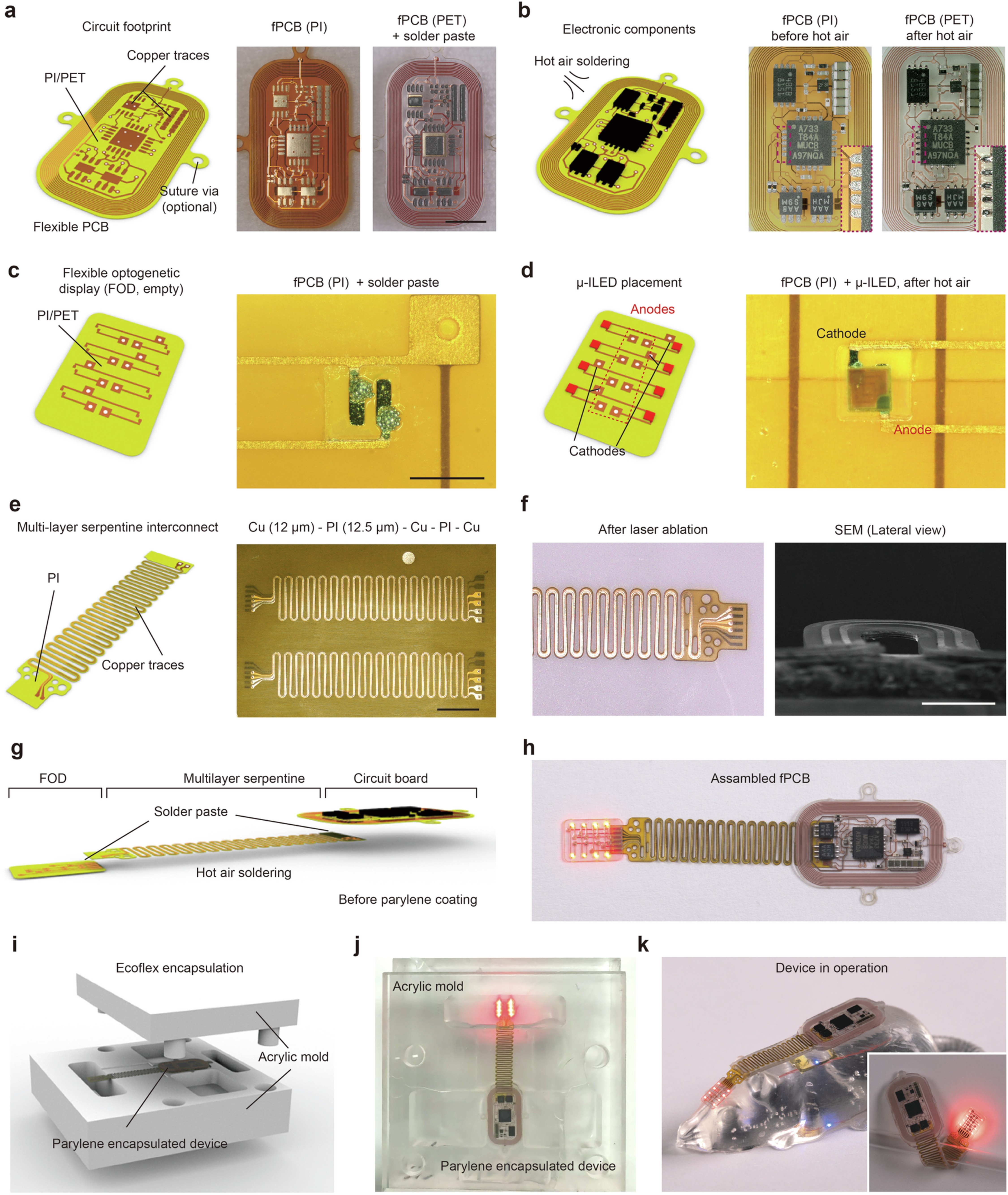 Extended Data Fig. 1: Device fabrication and assembly.