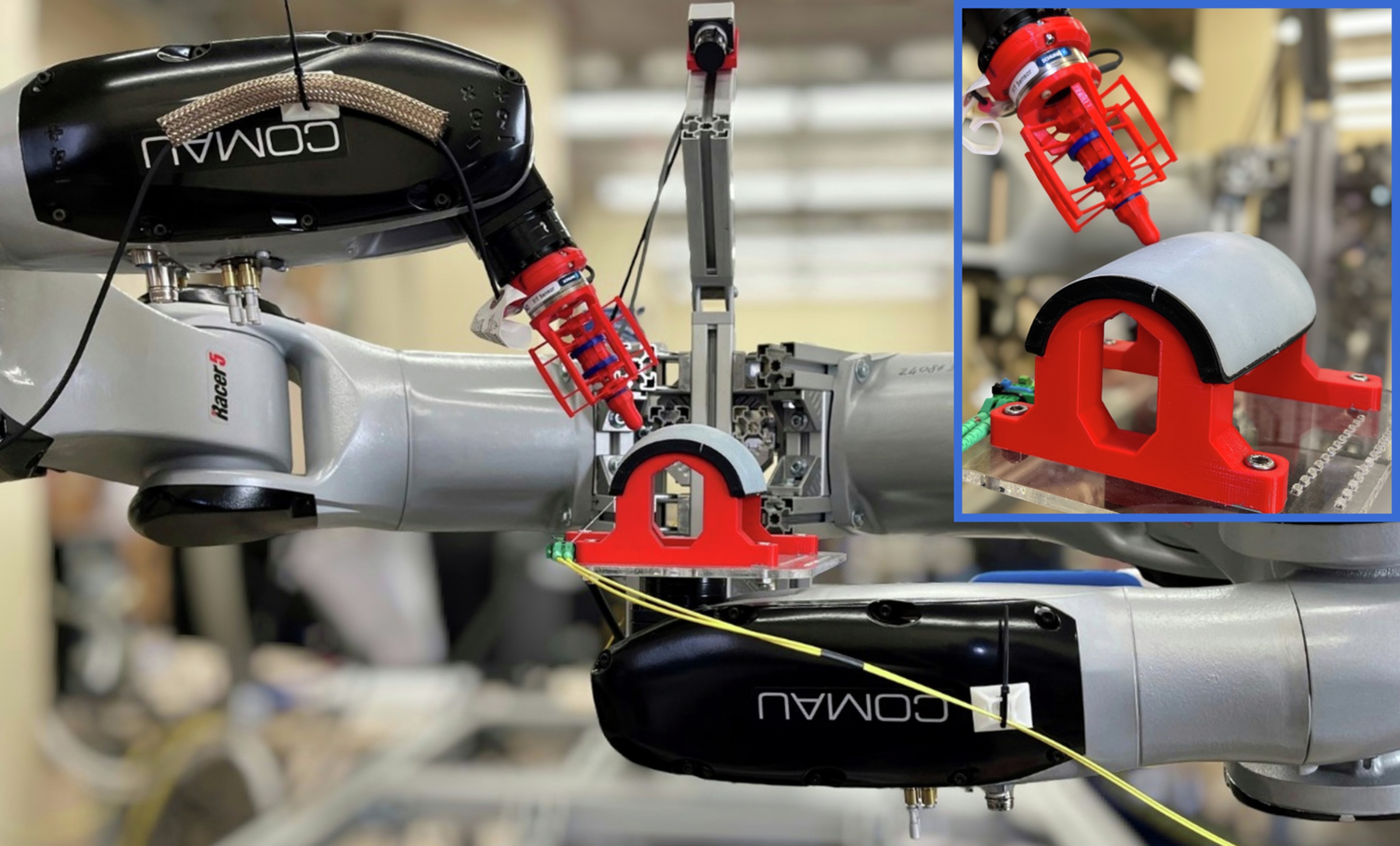 Extended Data Fig. 5: Bimanual robotic platform for data collection.