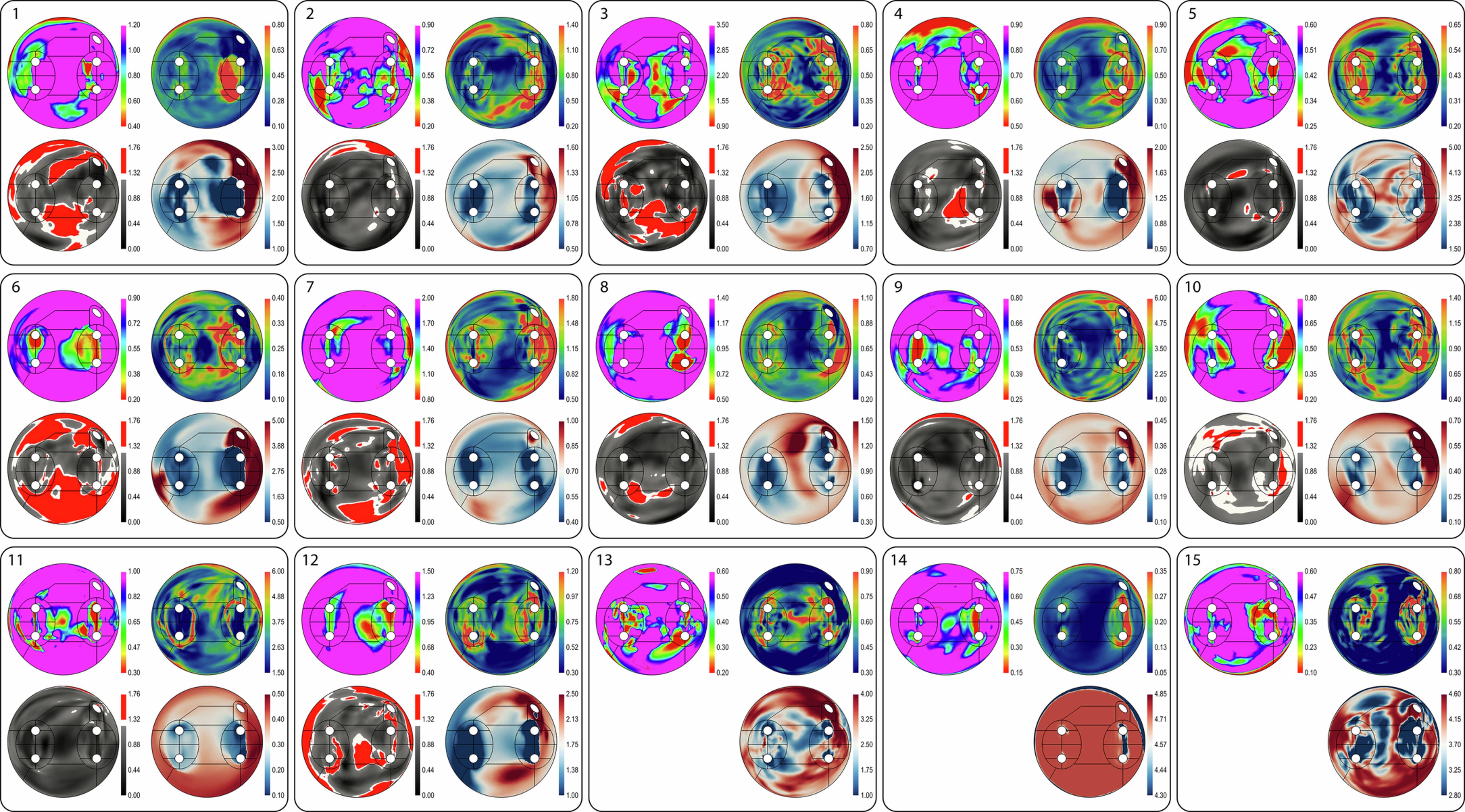 Extended Data Fig. 3: The 2D maps with the results of all subjects.
