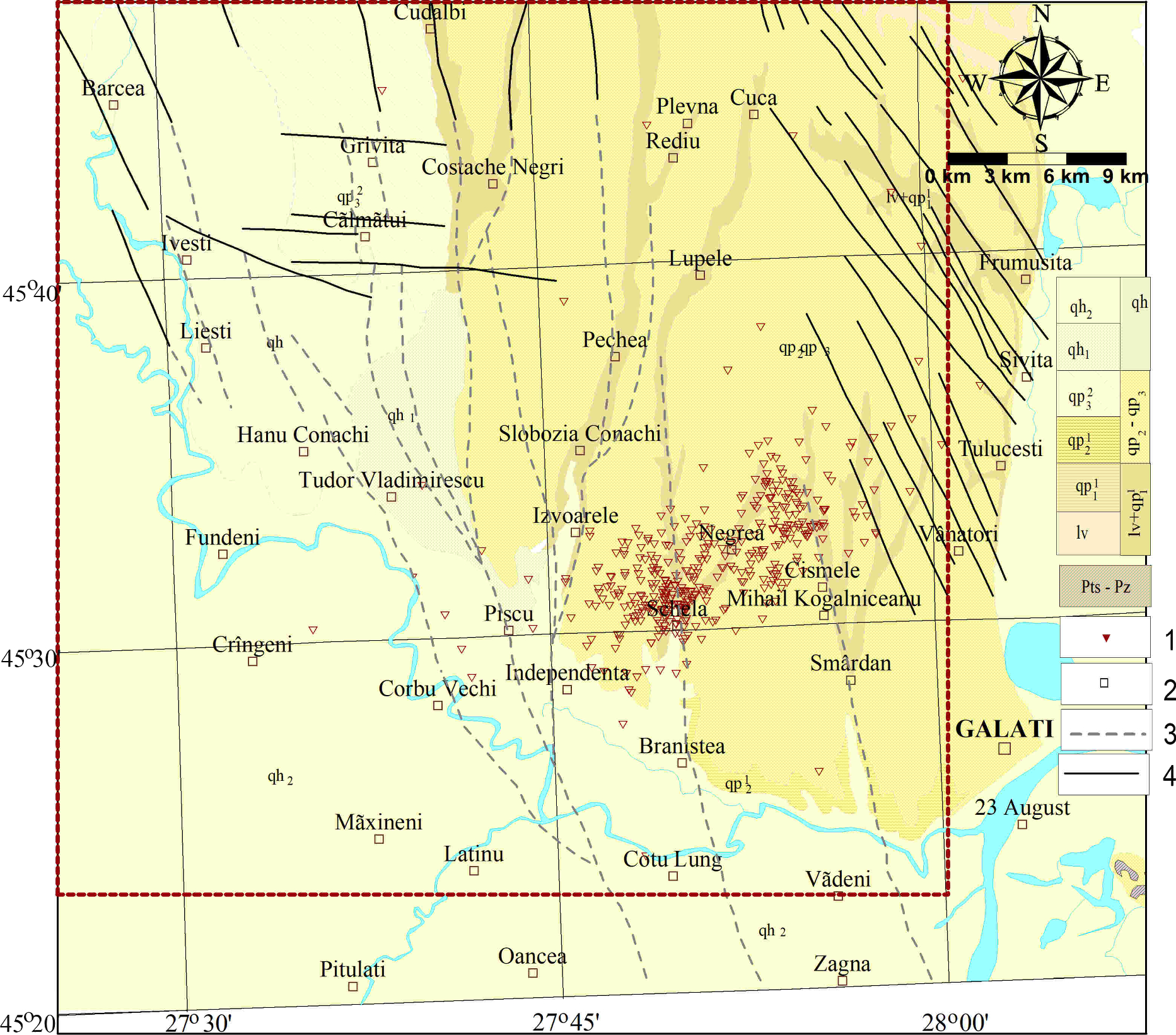 Geological Map Of Romania Figure 4 | Structural And Geodynamic Ideas On The Galati-Izvoarele  Seismic-Prone Area (Eastern Romania) | Springerlink