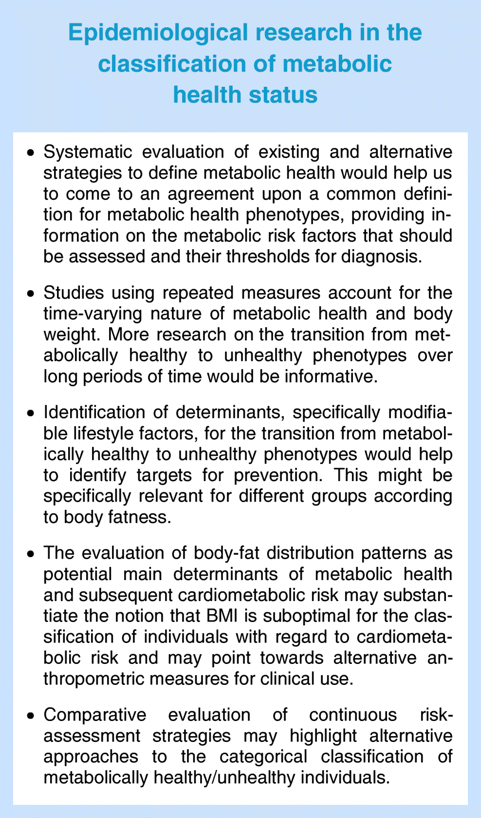 Metabolic Health In Normal Weight And Obese Individuals Springerlink