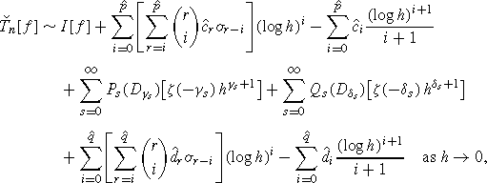 Euler Maclaurin Expansions For Integrals With Arbitrary Algebraic Logarithmic Endpoint Singularities Springerlink