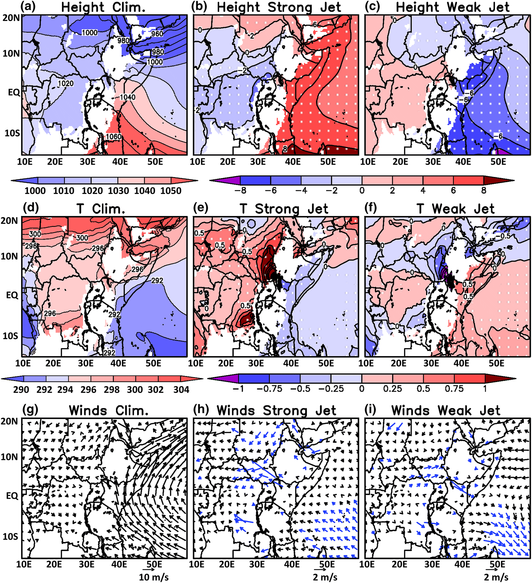Figure 11 Observed Relationship Between The Turkana Low Level Jet And Boreal Summer Convection Springerlink