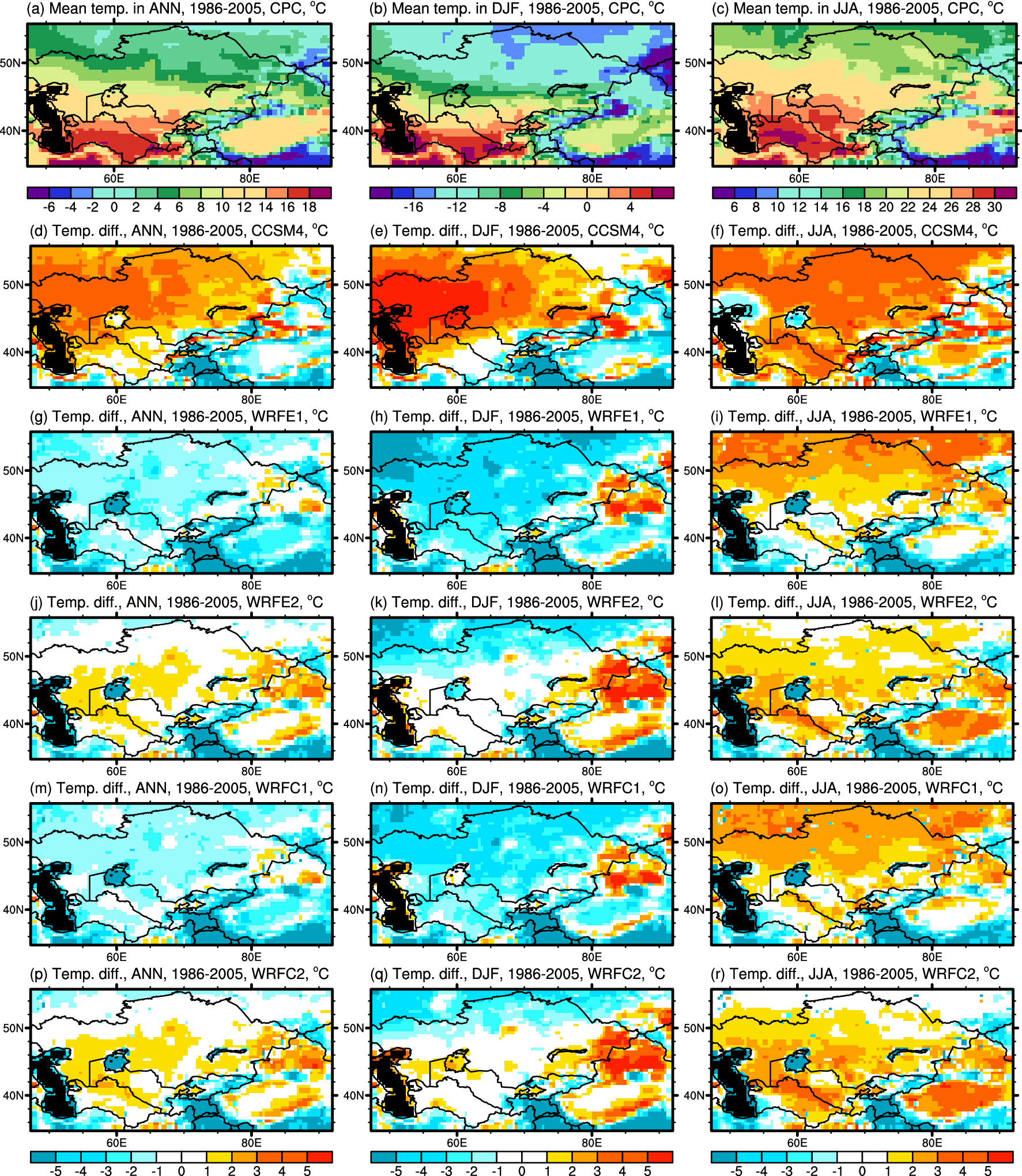 Figure 2 Dynamical Downscaling Simulation And Projection For Mean And Extreme Temperature And Precipitation Over Central Asia Springerlink