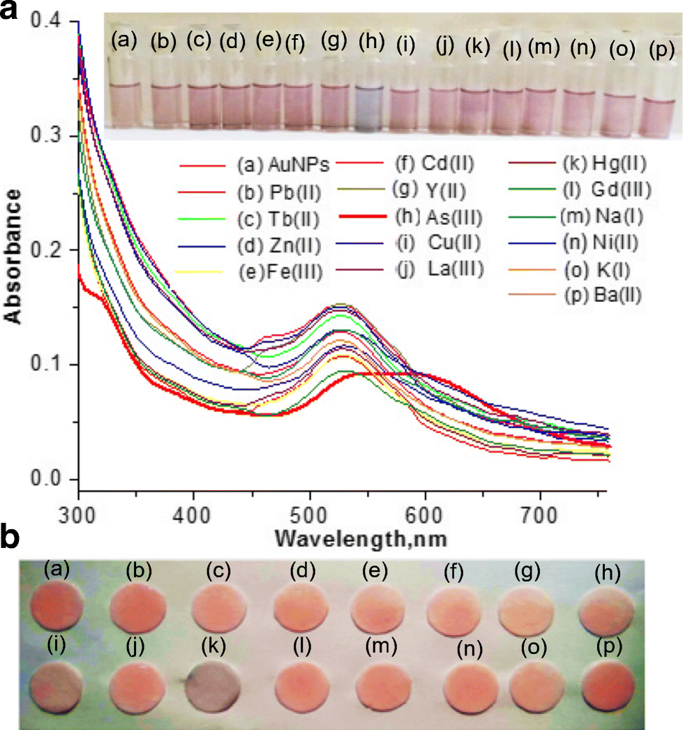 Figure 2 Colorimetric And Smartphone Integrated Paper Device For On Site Determination Of Arsenic Iii Using Sucrose Modified Gold Nanoparticles As A Nanoprobe Springerlink