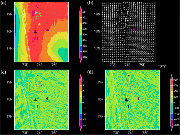 Figure 5 Wrf Simulation Of A Severe Hailstorm Over Baramati A Study Into The Space Time Evolution Springerlink