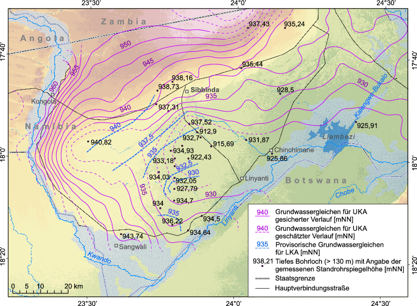 Figure 4 Erkundung Tiefer Bislang Unbekannter Semi Fossiler Grundwasserleiter Im Kalahari Becken Sudliches Afrika Springerlink