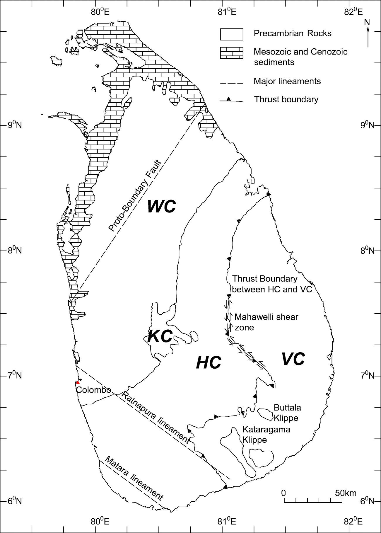 Geological Map Of Sri Lanka Figure 2 | Seismicity And Seismotectonics In And Around Sri Lanka: A  Synoptic Review | Springerlink
