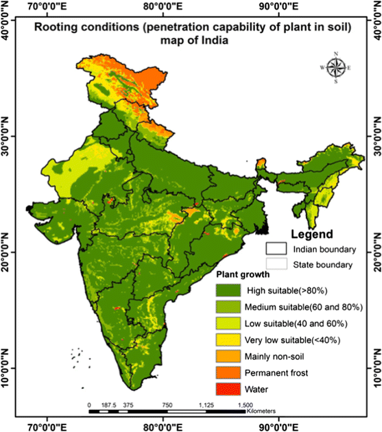 Thematic Map Of India Figure 5 | Agroforestry Suitability Mapping Of India: Geospatial Approach  Based On Fao Guidelines | Springerlink