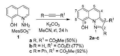 Synthesis Of Pyrazolo And 1 2 4 Triazolo 1 5 A Quinolin 9 Ols By Cycloaddition To 8 Hydroxyquinoline N Imide Springerlink