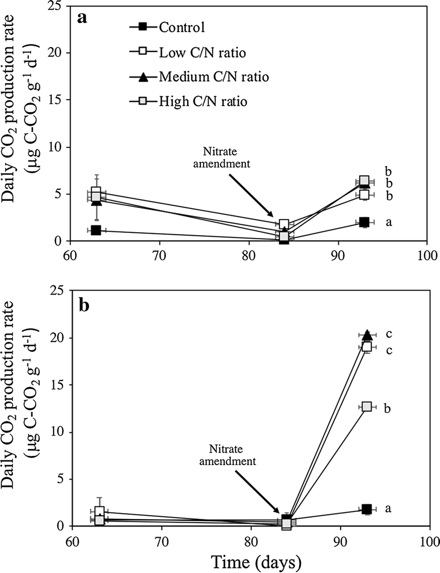 Figure 4 C And N Mineralisation Of Straw Of Traditional And Modern Wheat Varieties In Soils Of Contrasting Fertility Springerlink
