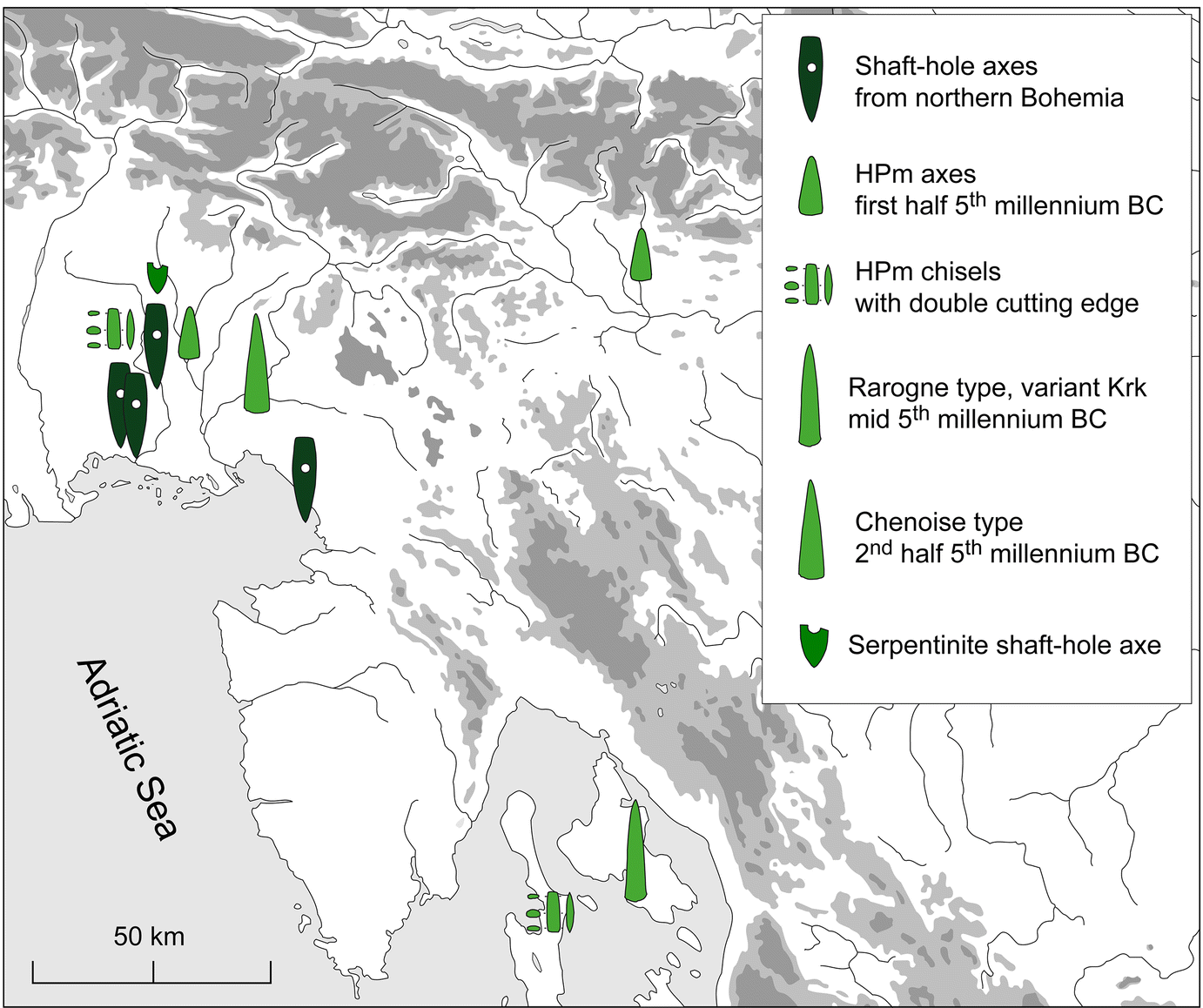 Figure 4 | Polished Stone Axes in Caput Adriae from the Neolithic to the  Copper Age | SpringerLink