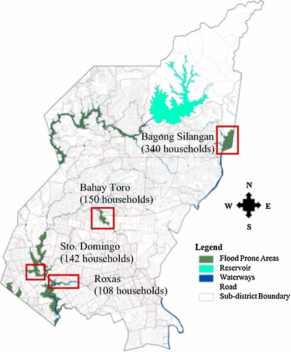 Quezon City Flood Map Figure 1 | A Household-Level Flood Evacuation Decision Model In Quezon City,  Philippines | Springerlink