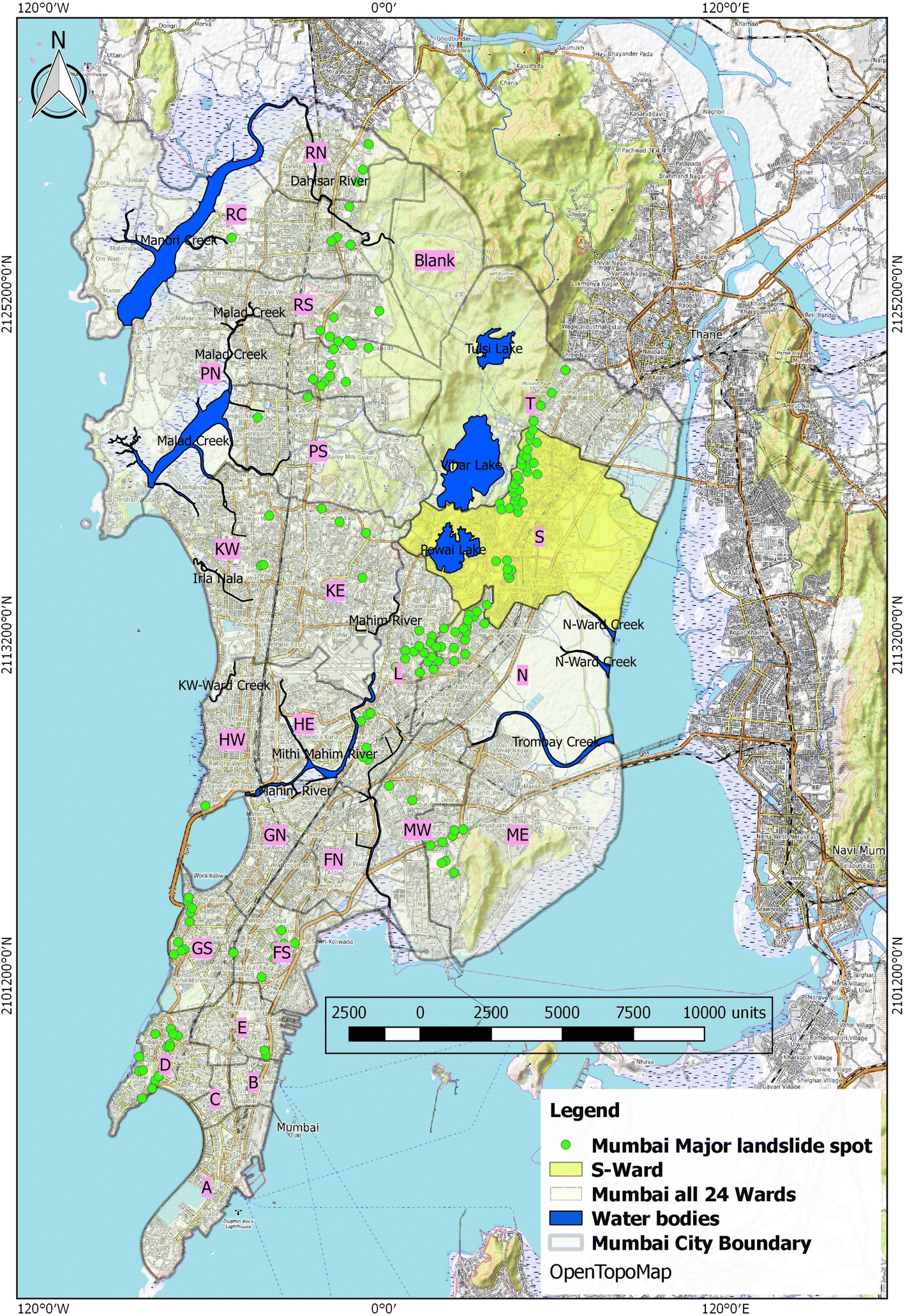 Mumbai Map Ward Wise Figure 10 | Natural Hazard Assessment And Mapping Using Remote Sensing And  Qgis Tools For Mumbai City, India | Springerlink