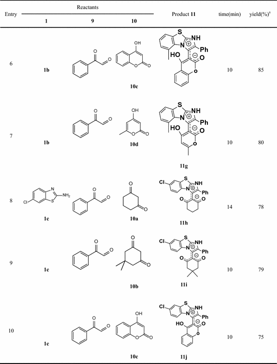 Construction Of Benzo D Imidazo 2 1 B Thiazole Derivatives Via A Simple Multi Component Domino Cyclization Springerlink