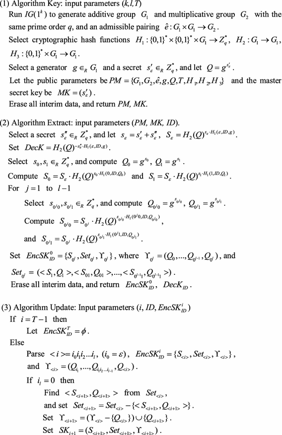 Forward Secure Identity Based Signature Scheme In Untrusted Update Environments Springerlink