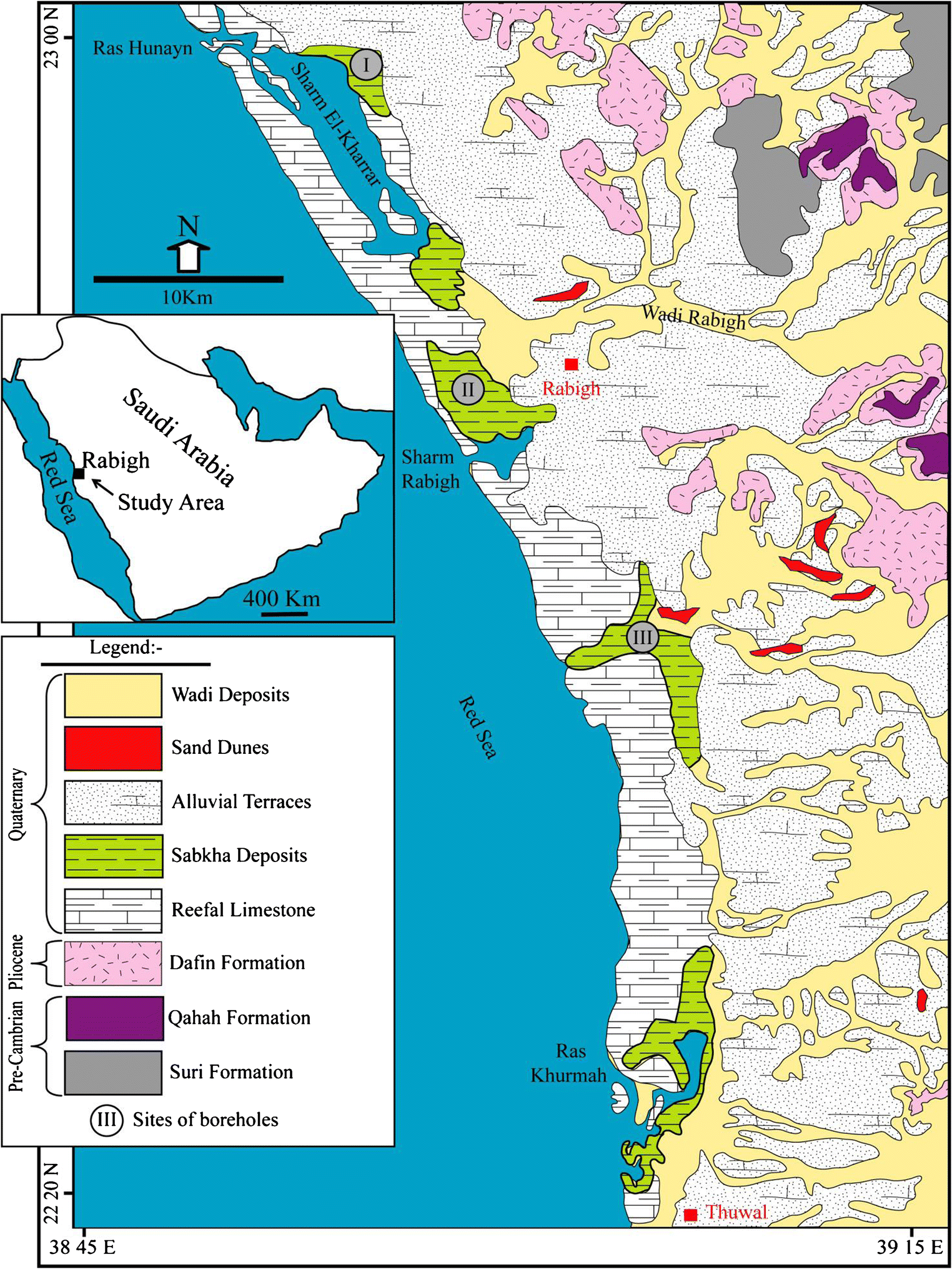 Rabigh Saudi Arabia Map Figure 3 | Expansive Potentiality Of Sabkha Soils Of Rabigh Lagoon, Saudi  Arabia: A Case Study | Springerlink