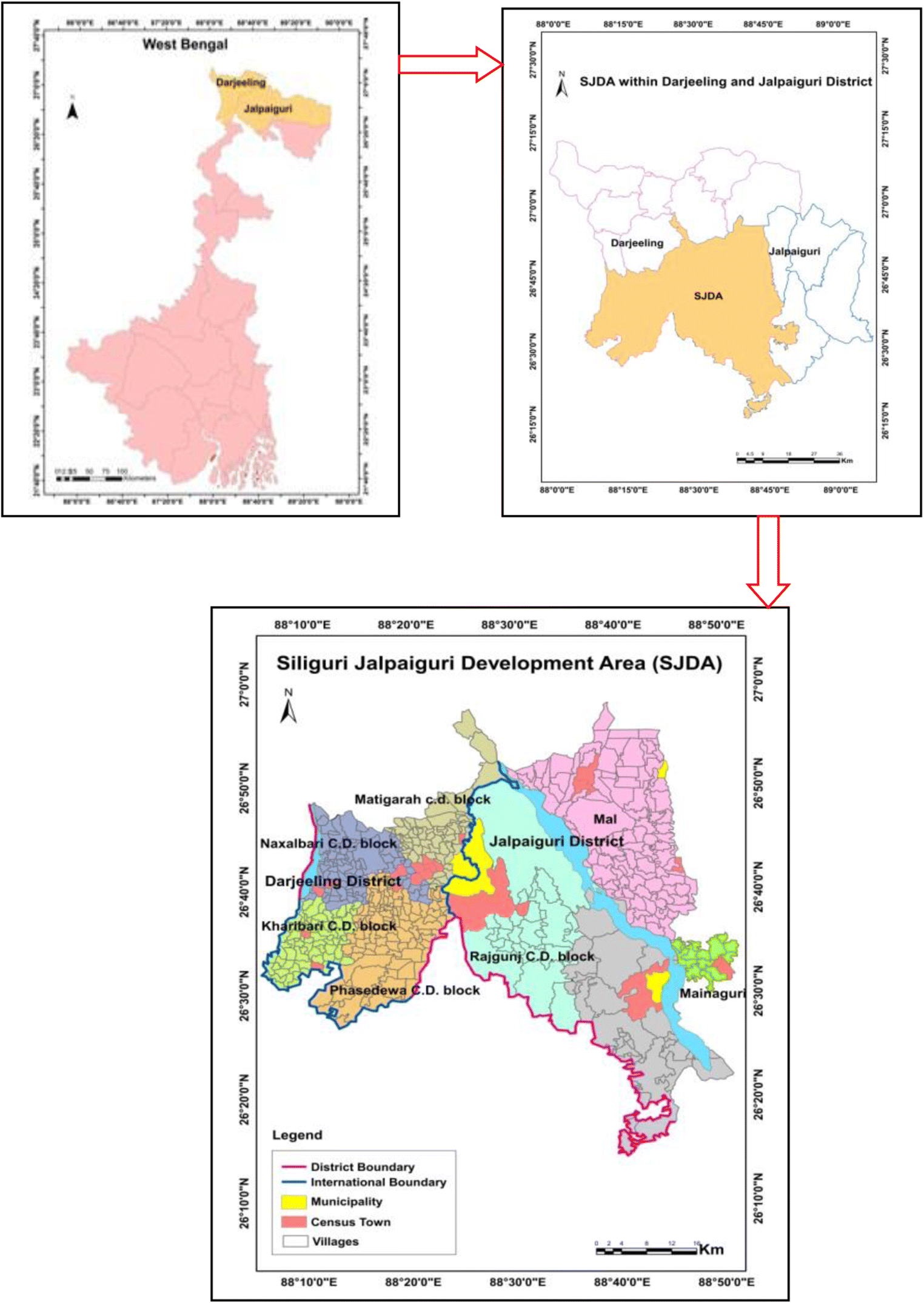 Map Of Jalpaiguri District West Bengal Figure 1 | A Geospatial Analysis Of Land Use Dynamics And Its Impact On  Land Surface Temperature In Siliguri Jalpaiguri Development Region, West  Bengal | Springerlink
