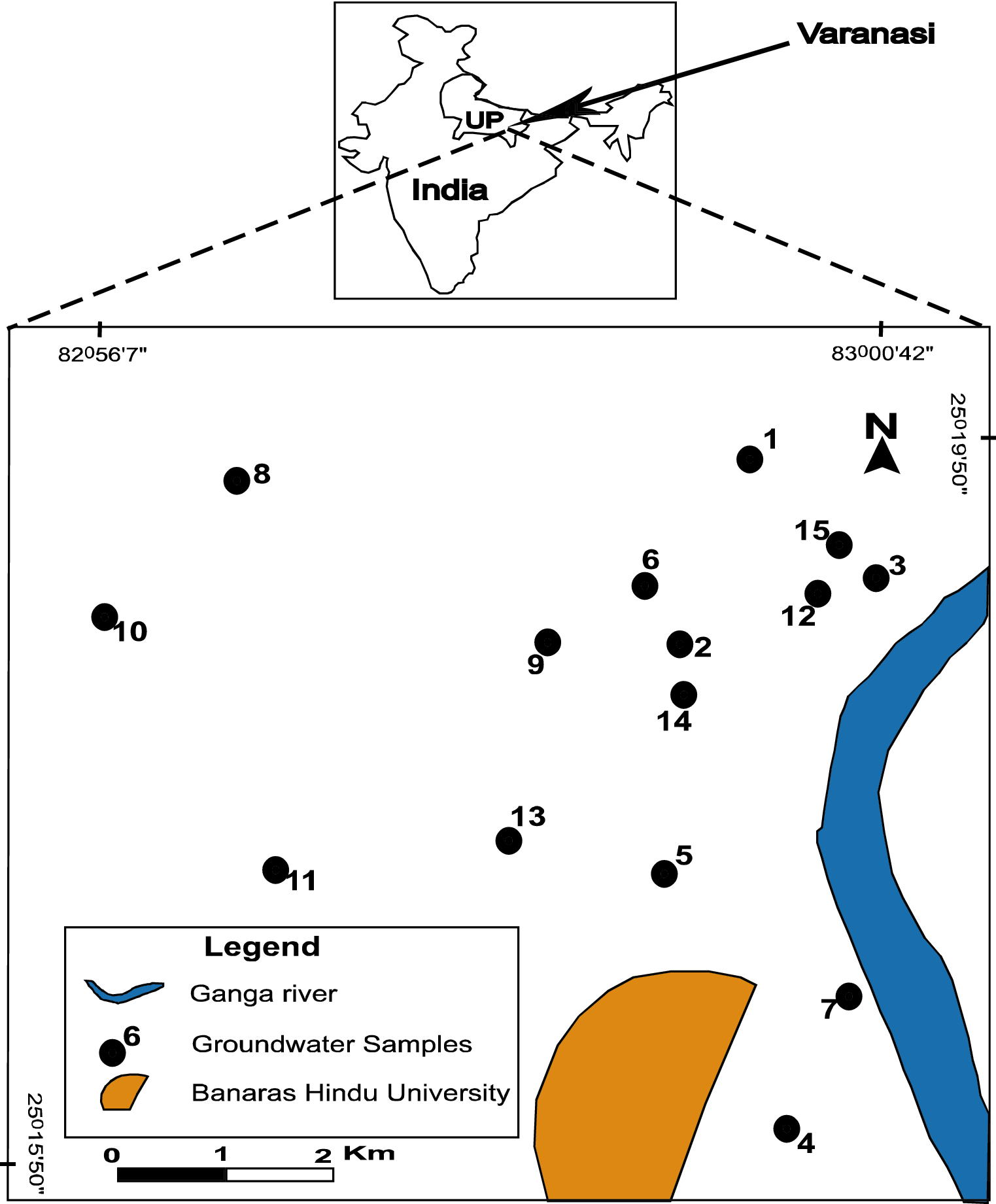 Maldahiya Varanasi Location Map Figure 1 | Assessment Of Groundwater Quality With Special Emphasis On  Nitrate Contamination In Parts Of Varanasi City, Uttar Pradesh, India |  Springerlink