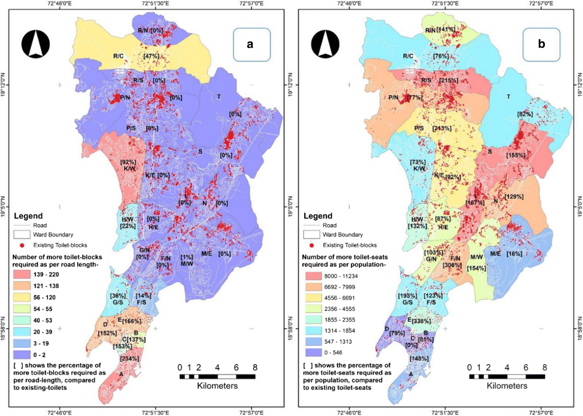 Mumbai Ward Wise Map Figure 2 | More Toilet Infrastructures Do Not Nullify Open Defecation: A  Perspective From Squatter Settlements In Megacity Mumbai | Springerlink